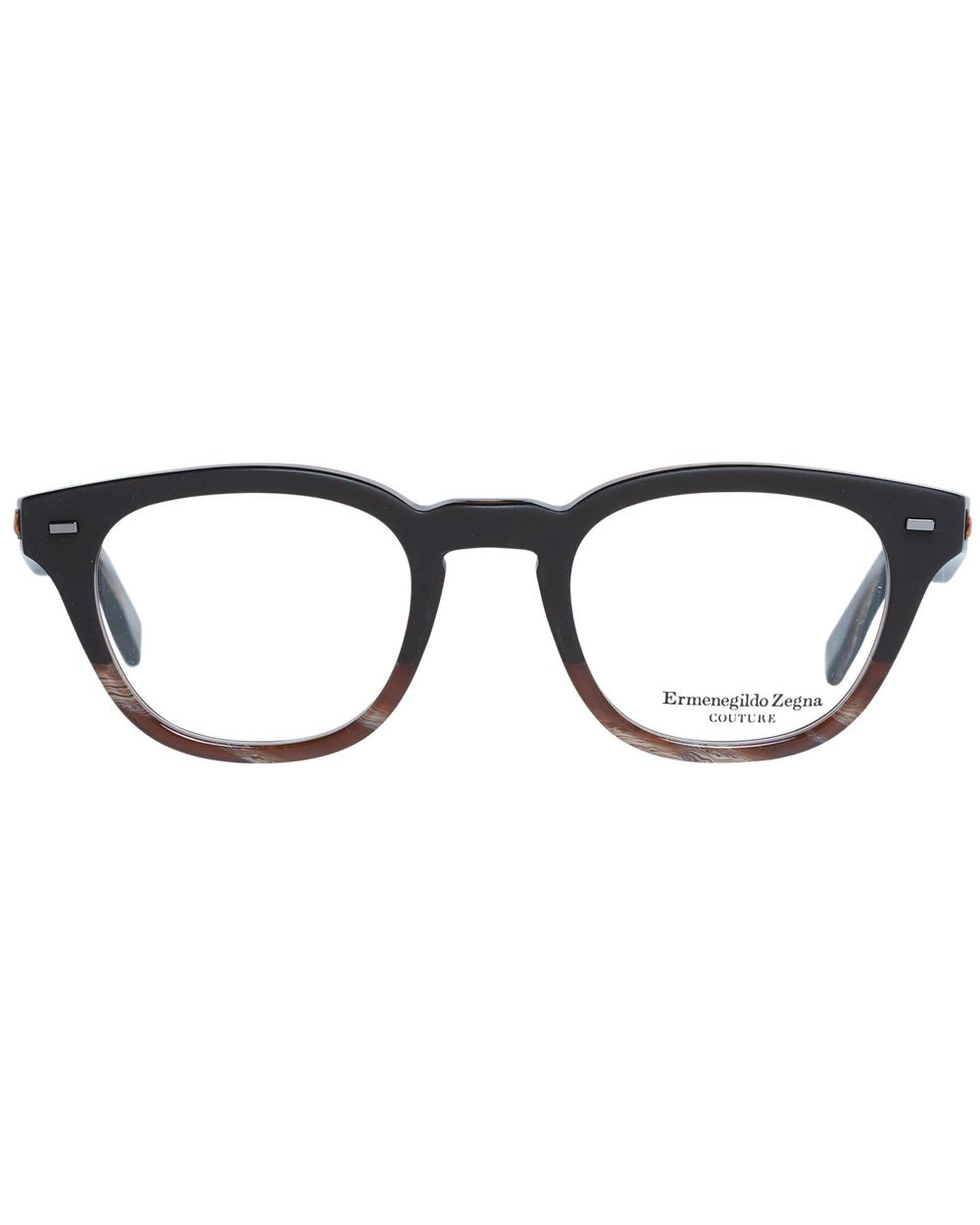 Ermenegildo Zegna Men's Brown  Optical Frames - One Size