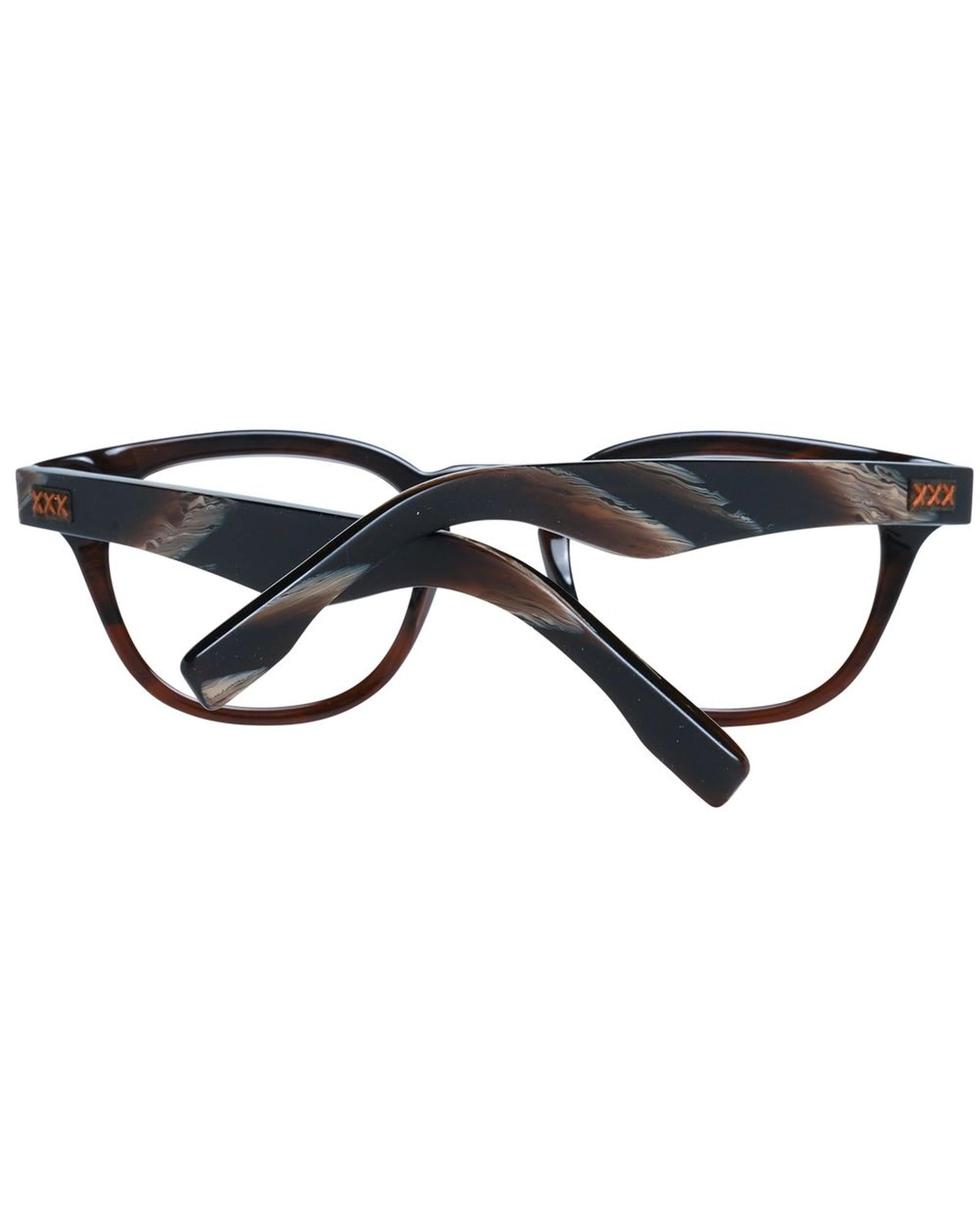 Ermenegildo Zegna Men's Brown  Optical Frames - One Size