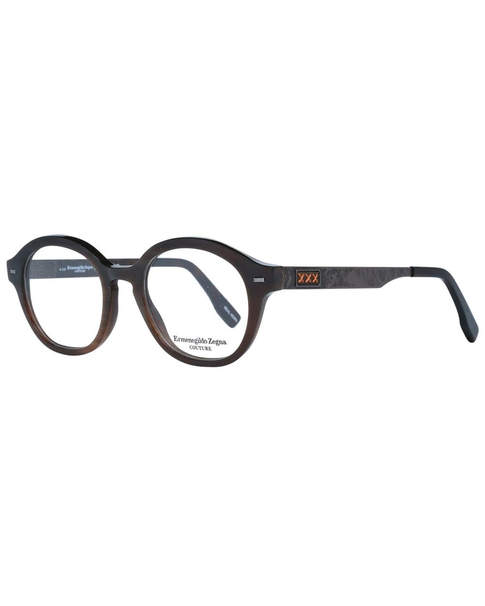 Ermenegildo Zegna Men's Brown  Optical Frames - One Size