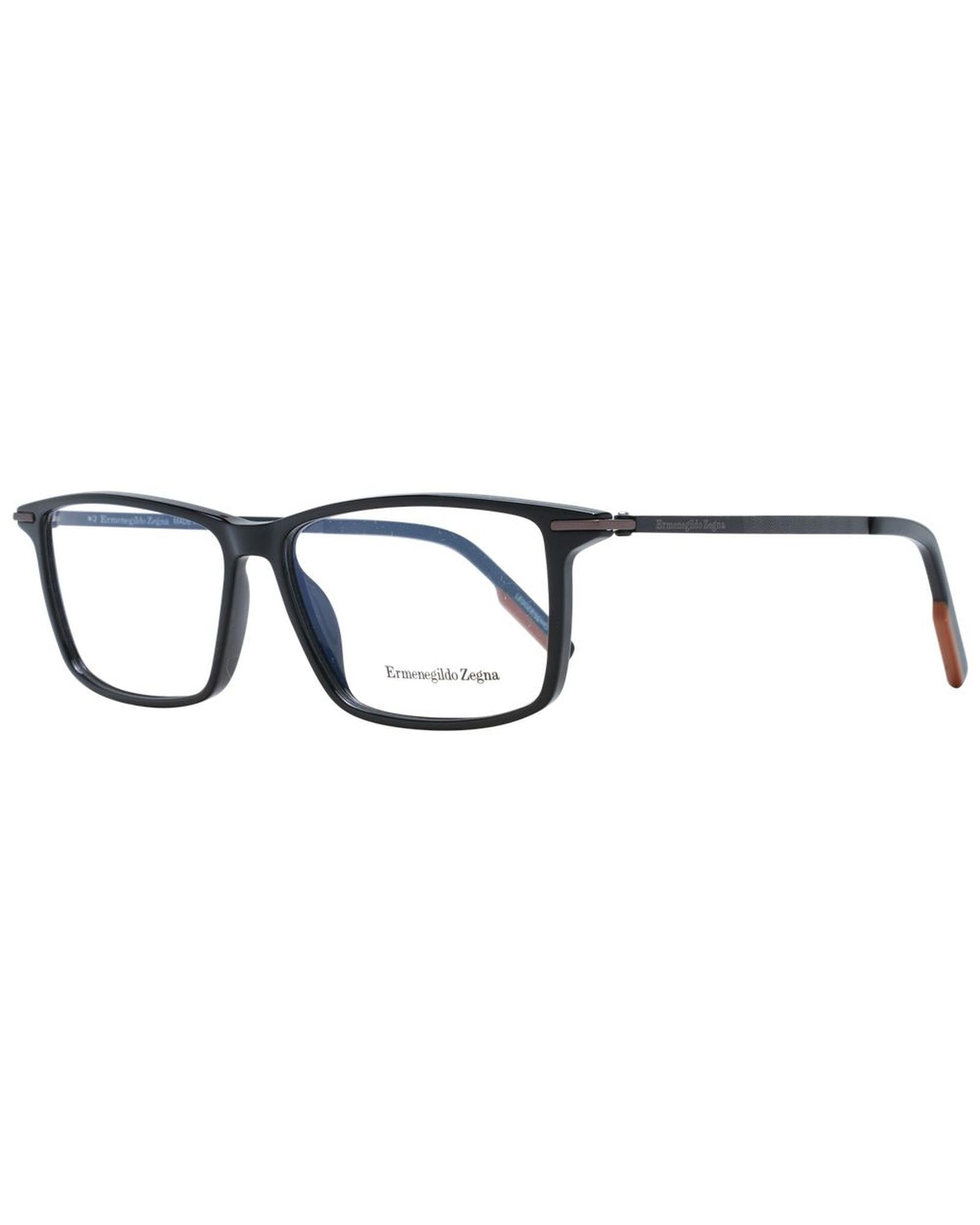 Ermenegildo Zegna Men's Black  Optical Frames - One Size