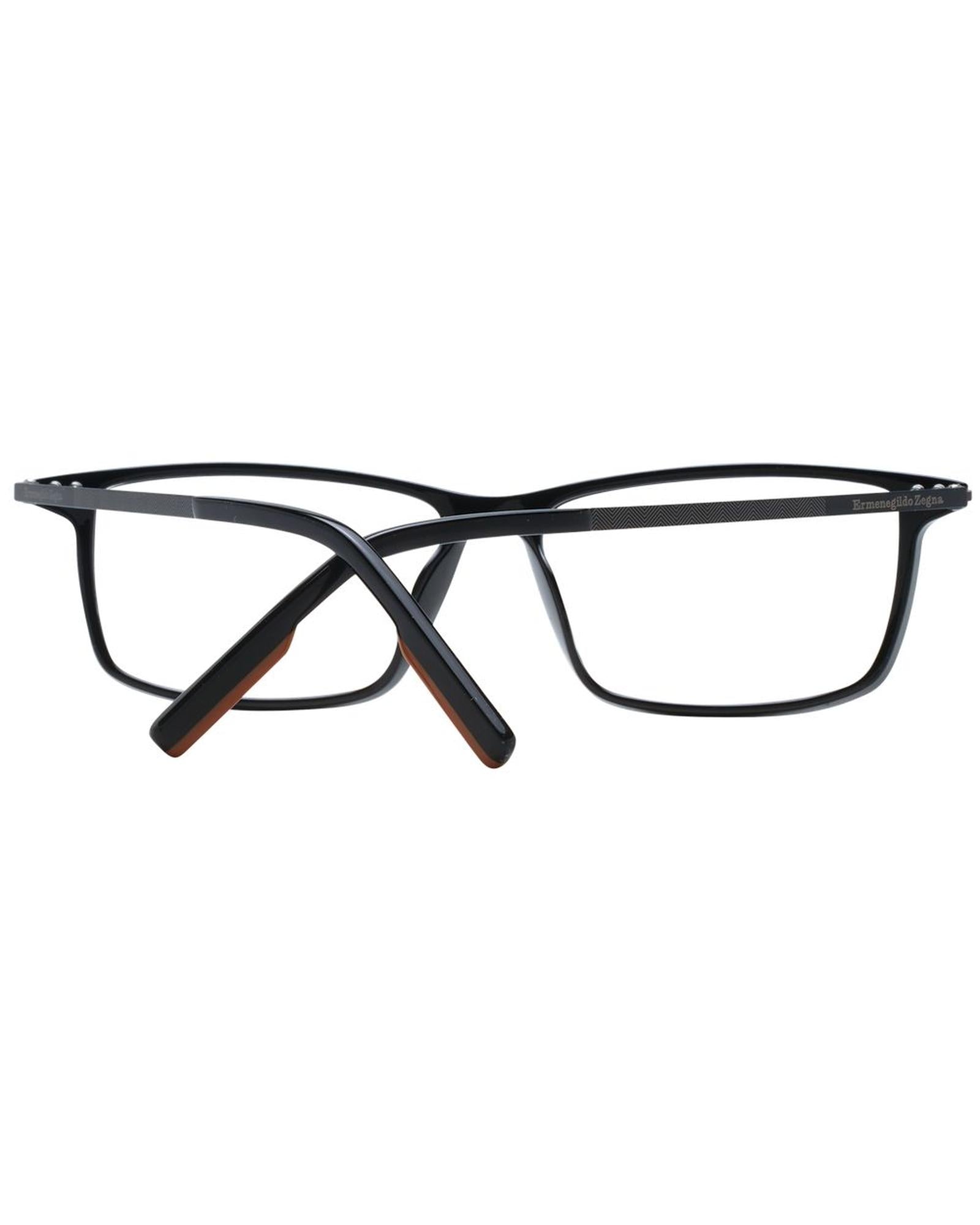 Ermenegildo Zegna Men's Black  Optical Frames - One Size 3
