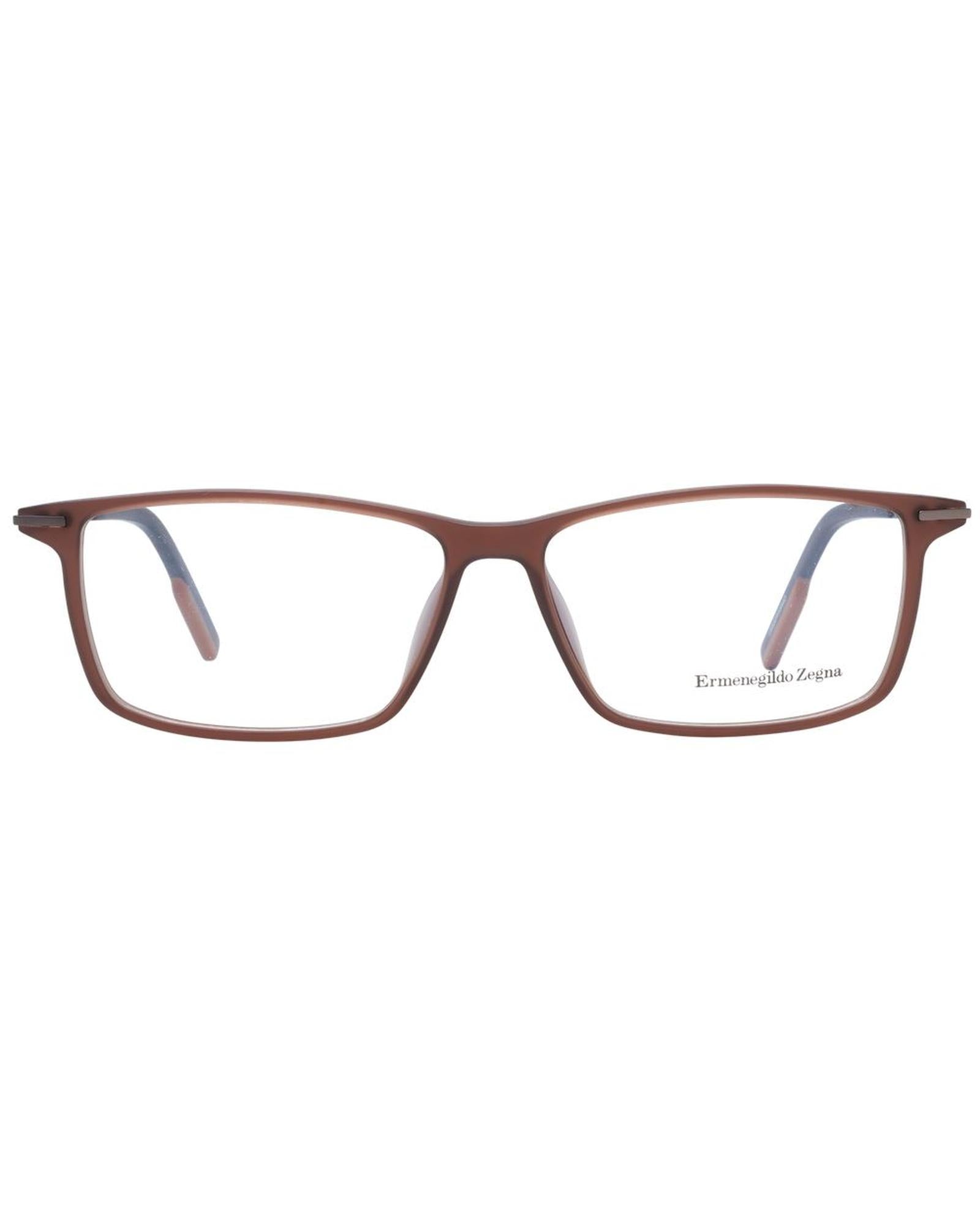 Ermenegildo Zegna Men's Brown  Optical Frames - One Size