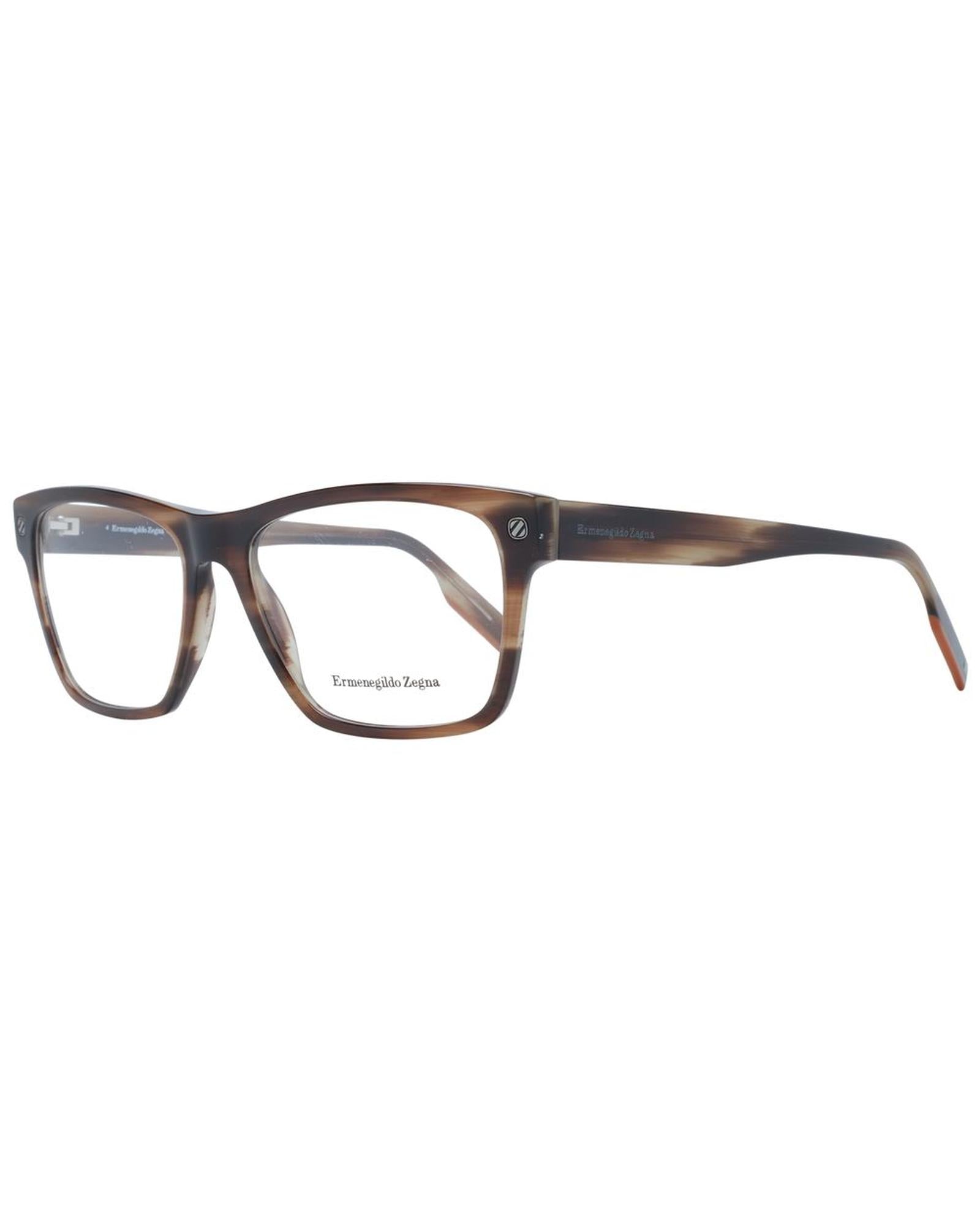 Ermenegildo Zegna Men's Brown  Optical Frames - One Size