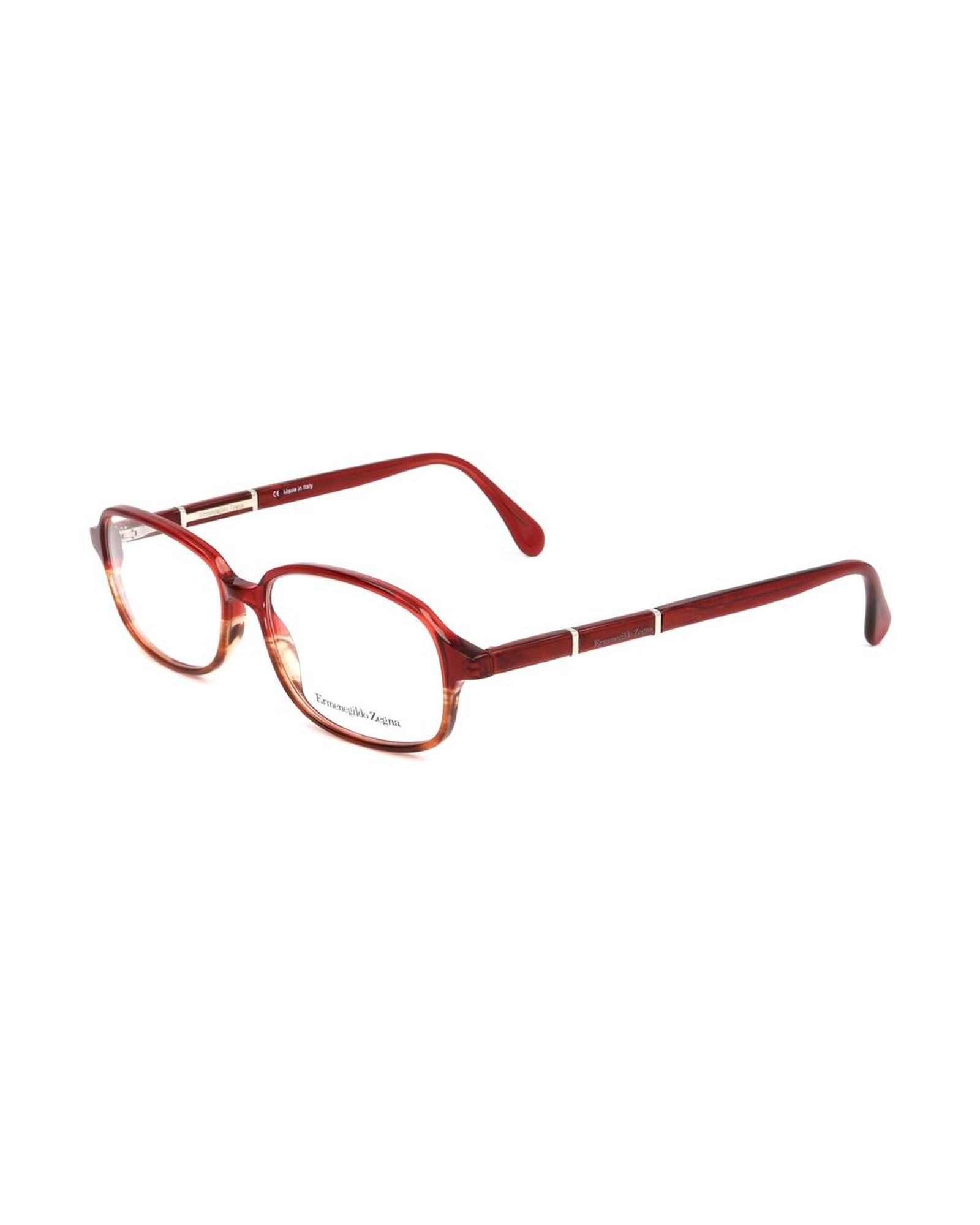 Ermenegildo Zegna Unisex's Red Plastic Frames - One Size