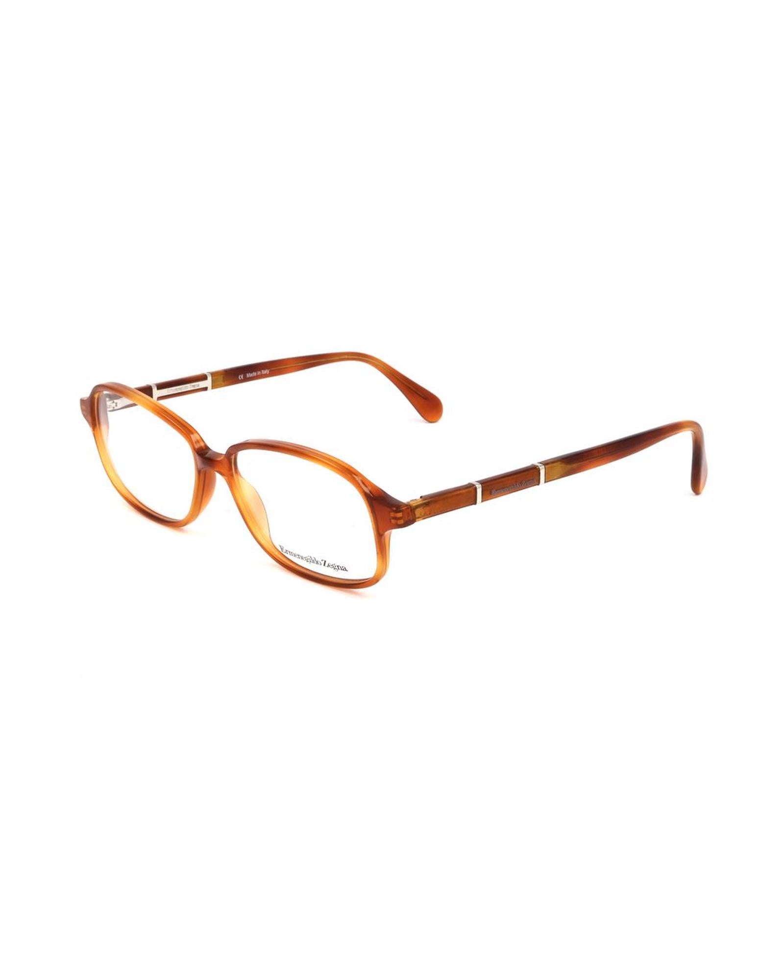 Ermenegildo Zegna Unisex's Brown Plastic Frames - One Size