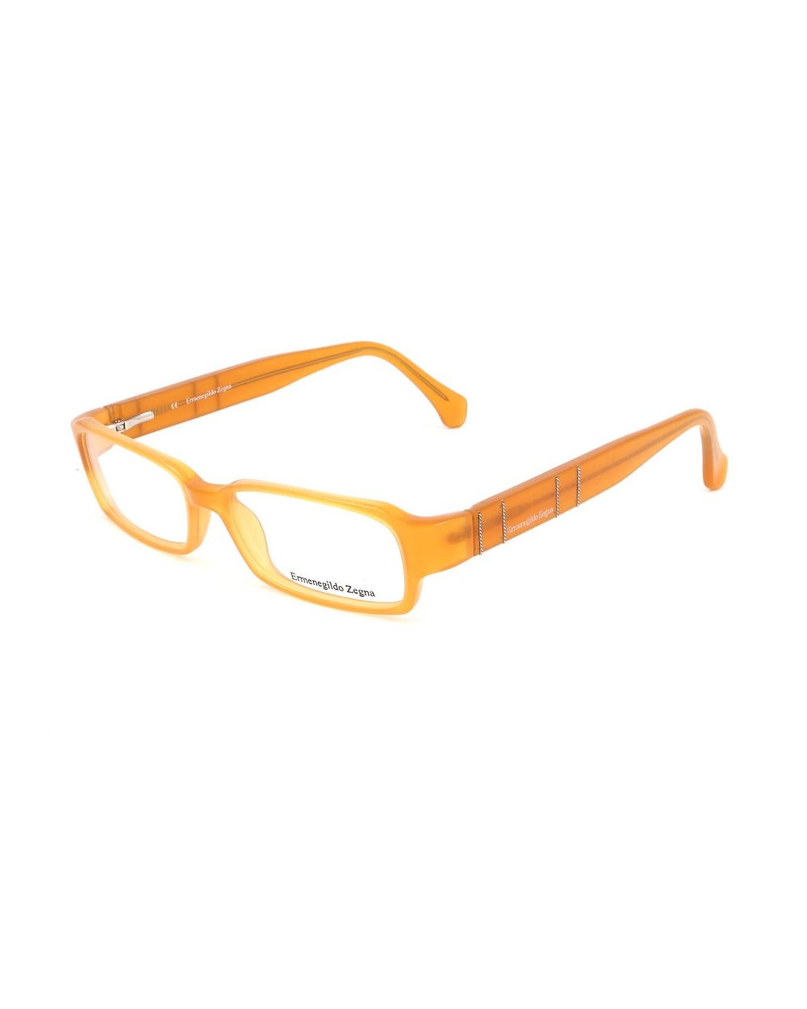 Ermenegildo Zegna Unisex's Yellow Plastic Frames - One Size