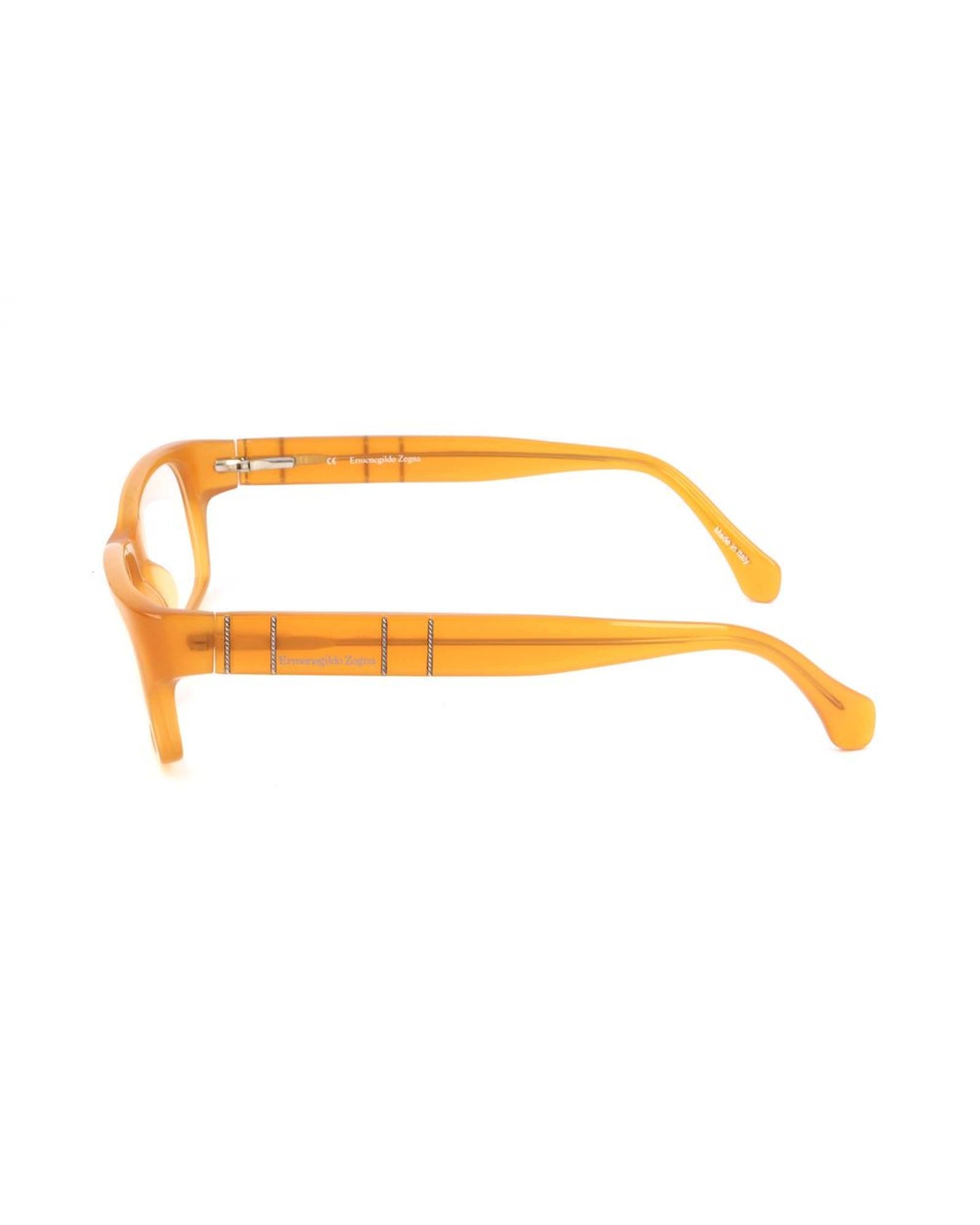Ermenegildo Zegna Unisex's Yellow Plastic Frames - One Size 3