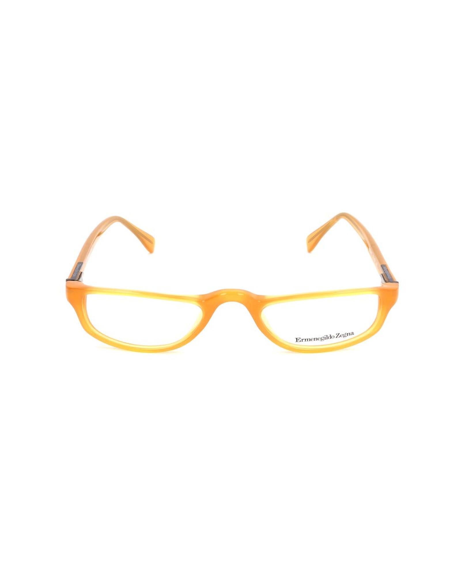 Ermenegildo Zegna Unisex's Yellow Plastic Frames - One Size