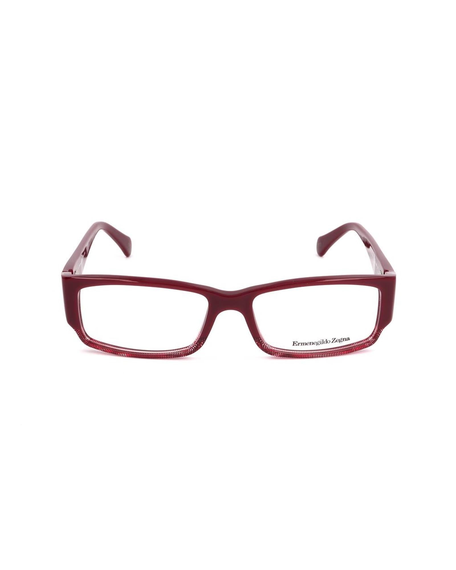 Ermenegildo Zegna Unisex's Red Plastic Frames - One Size