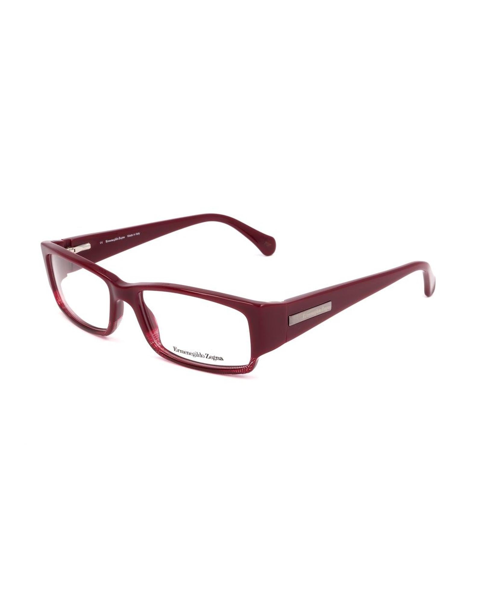 Ermenegildo Zegna Unisex's Red Plastic Frames - One Size