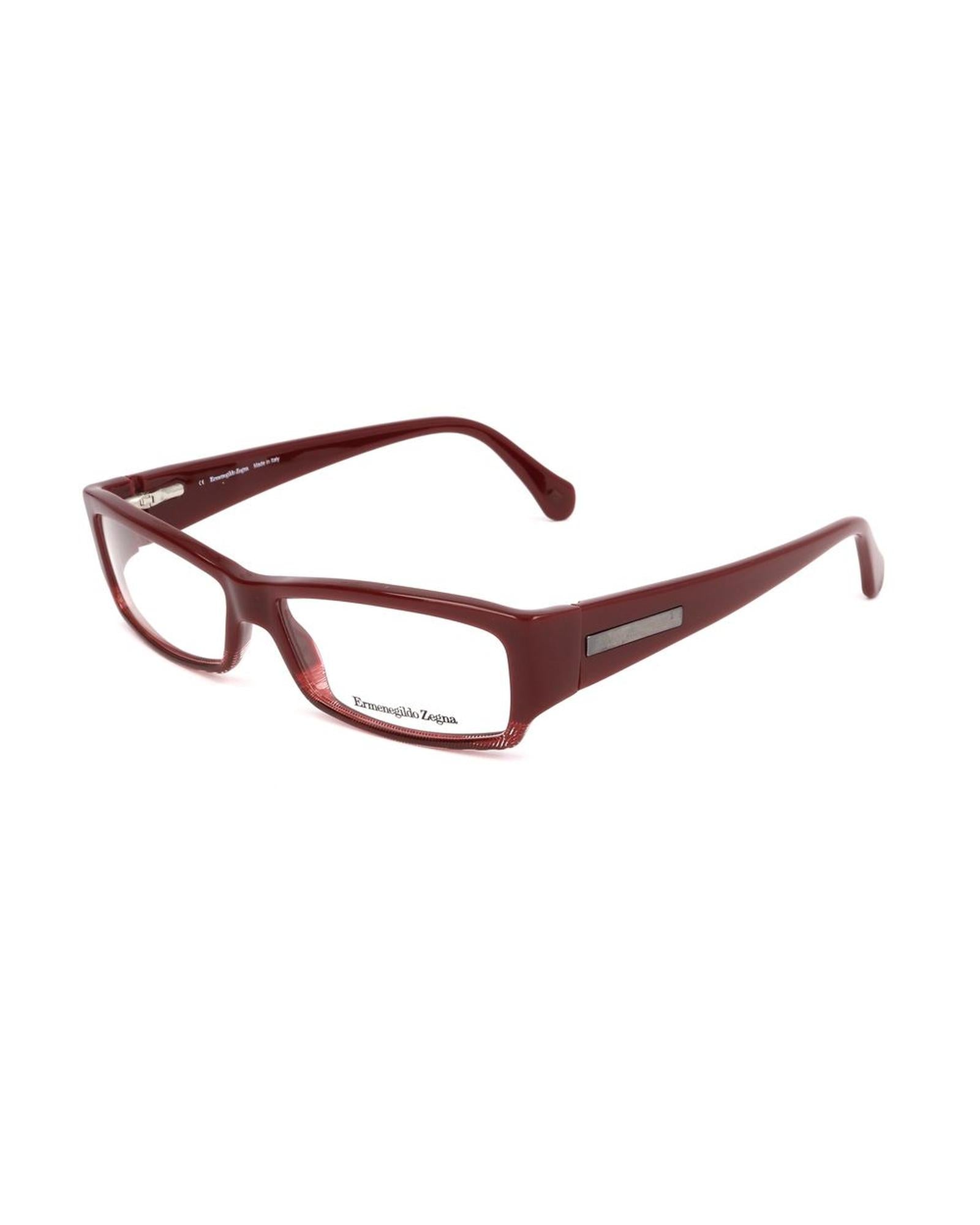 Ermenegildo Zegna Unisex's Red Plastic Frames - One Size