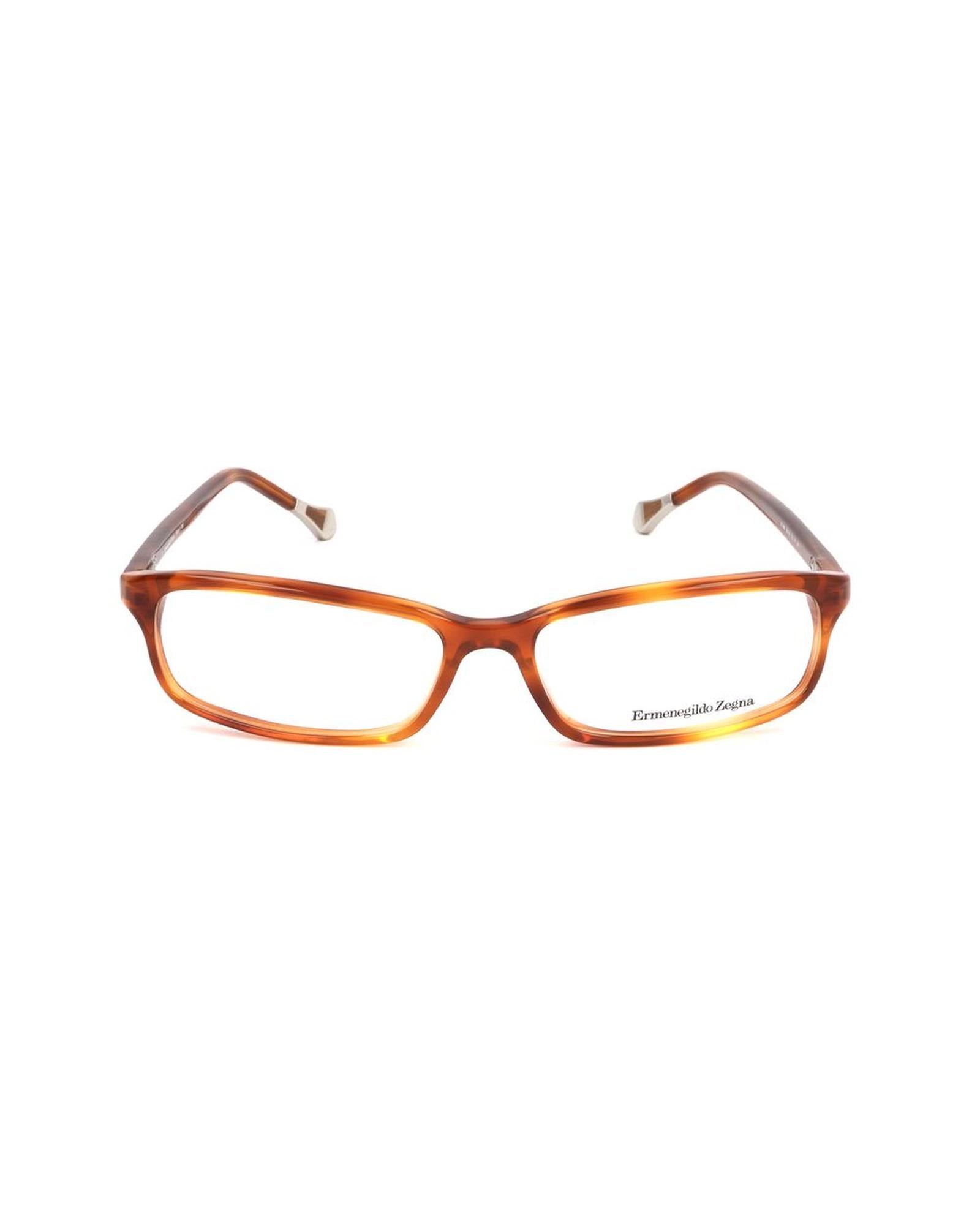 Ermenegildo Zegna Unisex's Brown Plastic Frames - One Size
