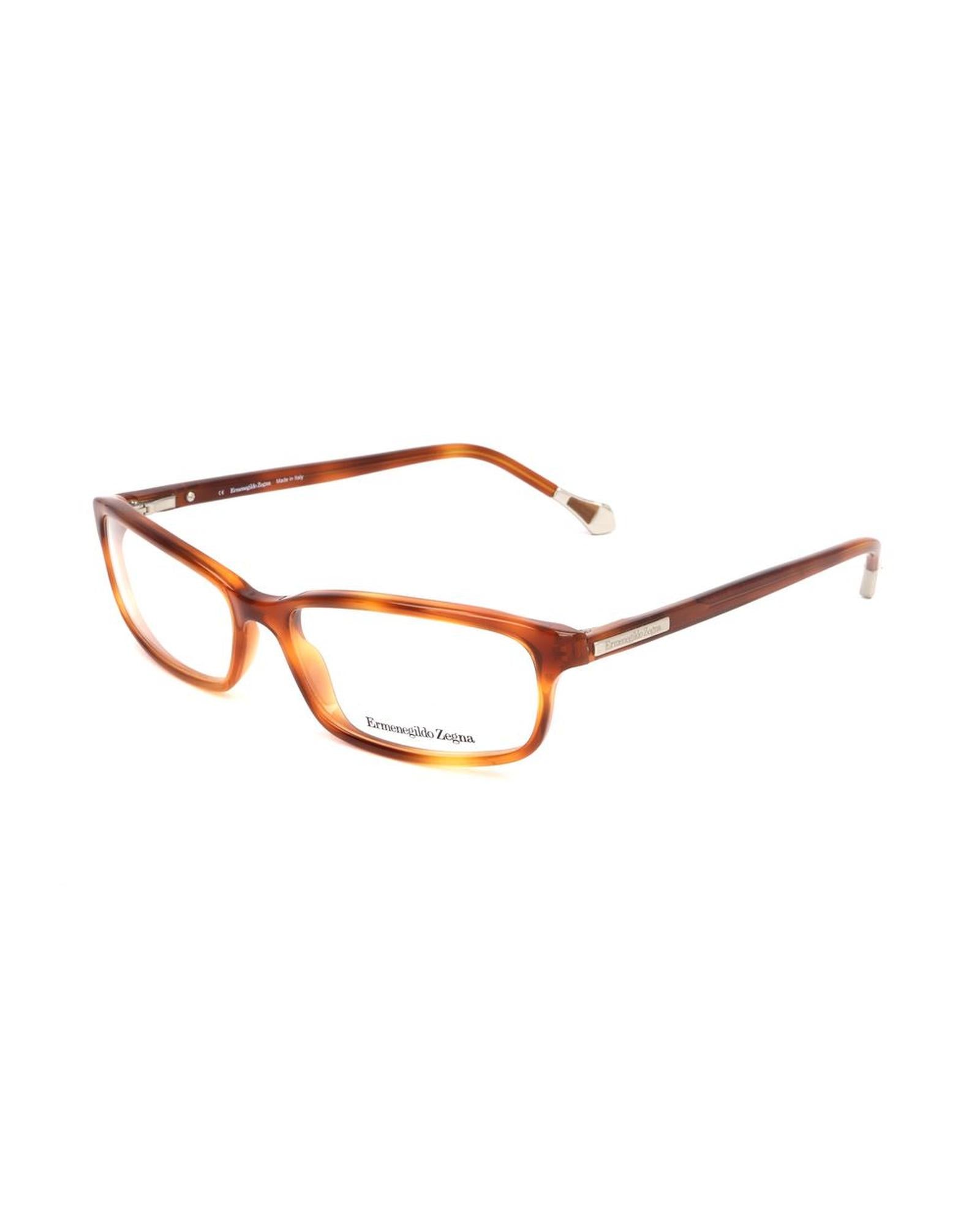 Ermenegildo Zegna Unisex's Brown Plastic Frames - One Size