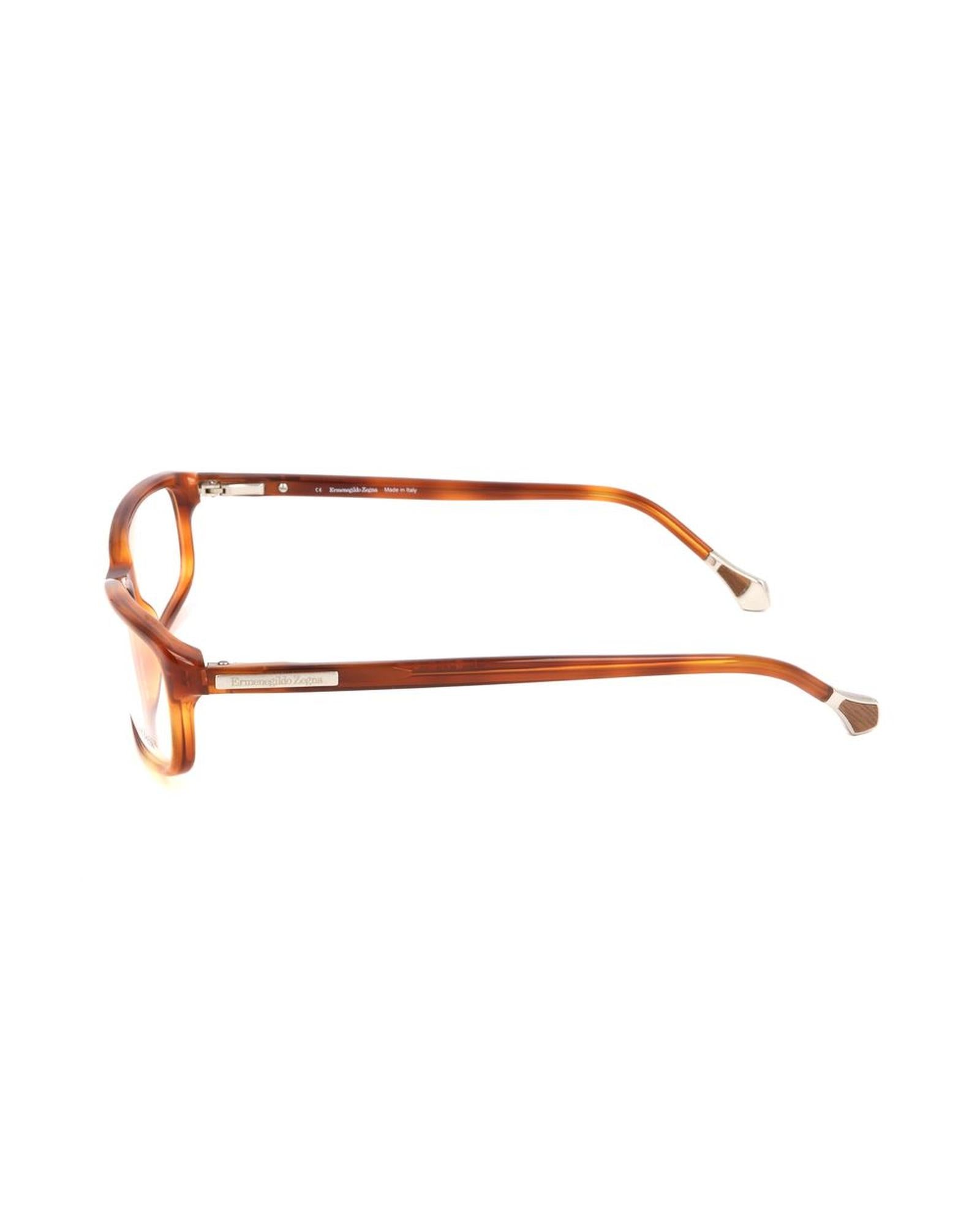 Ermenegildo Zegna Unisex's Brown Plastic Frames - One Size 3