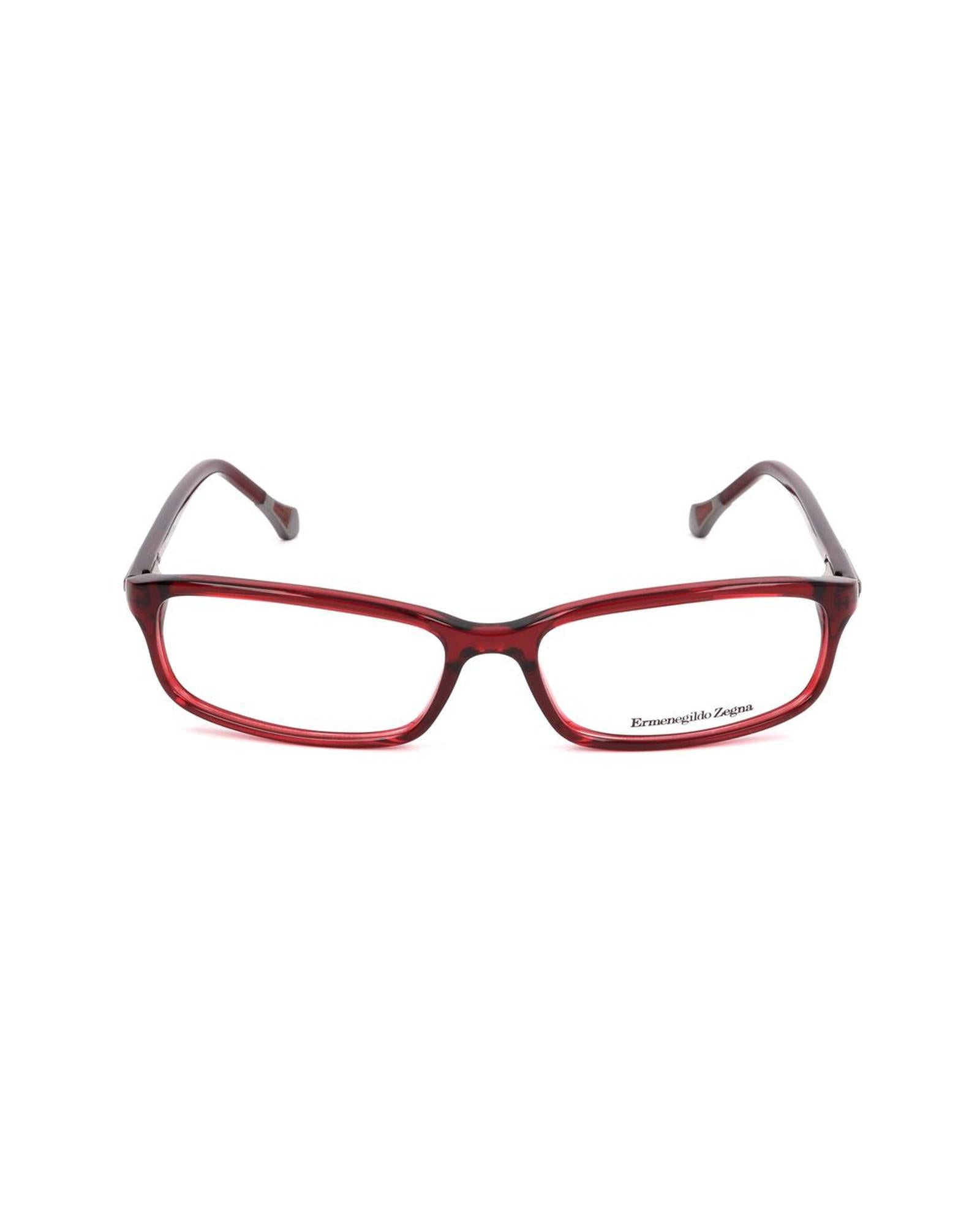 Ermenegildo Zegna Unisex's Red Plastic Frames - One Size