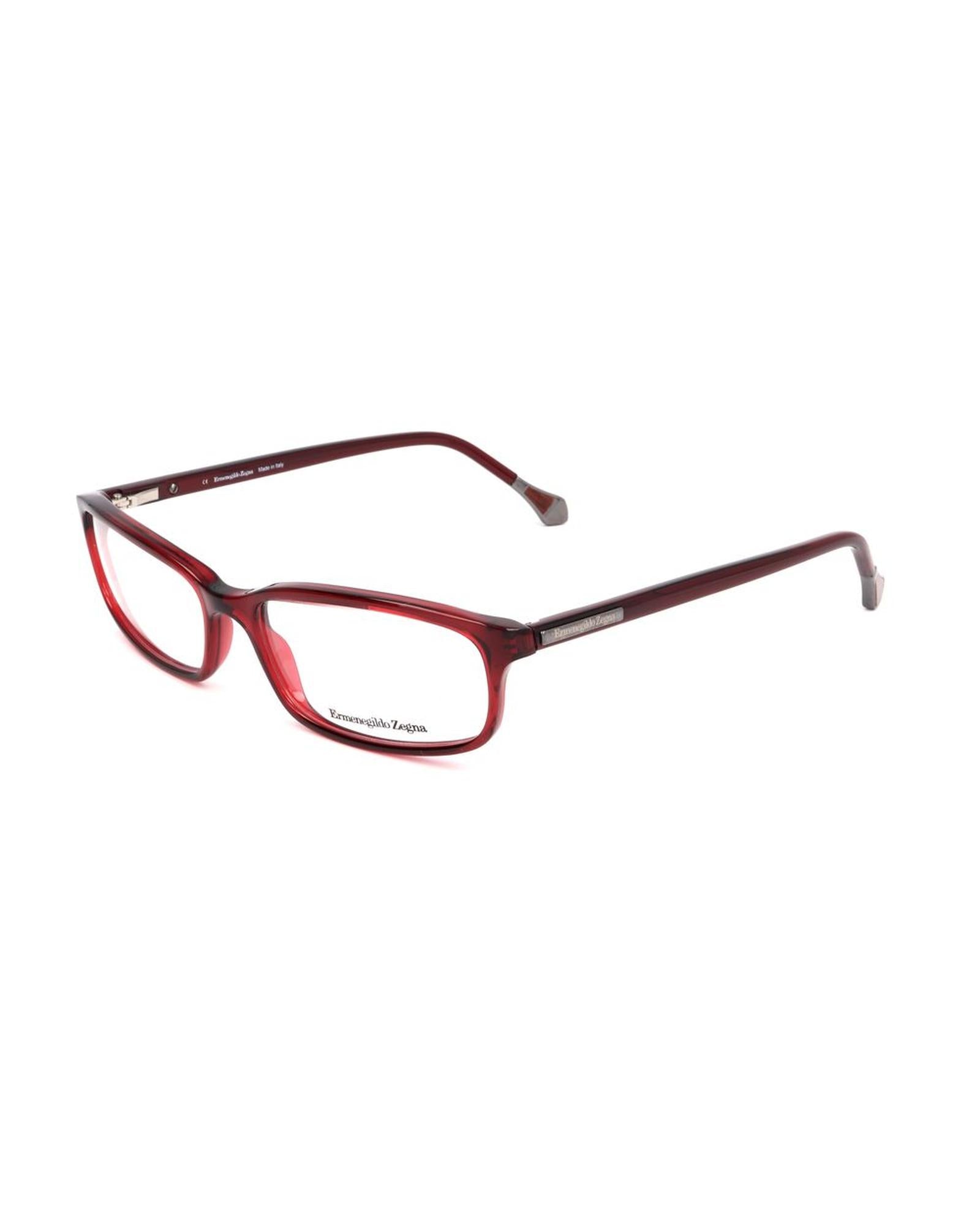 Ermenegildo Zegna Unisex's Red Plastic Frames - One Size