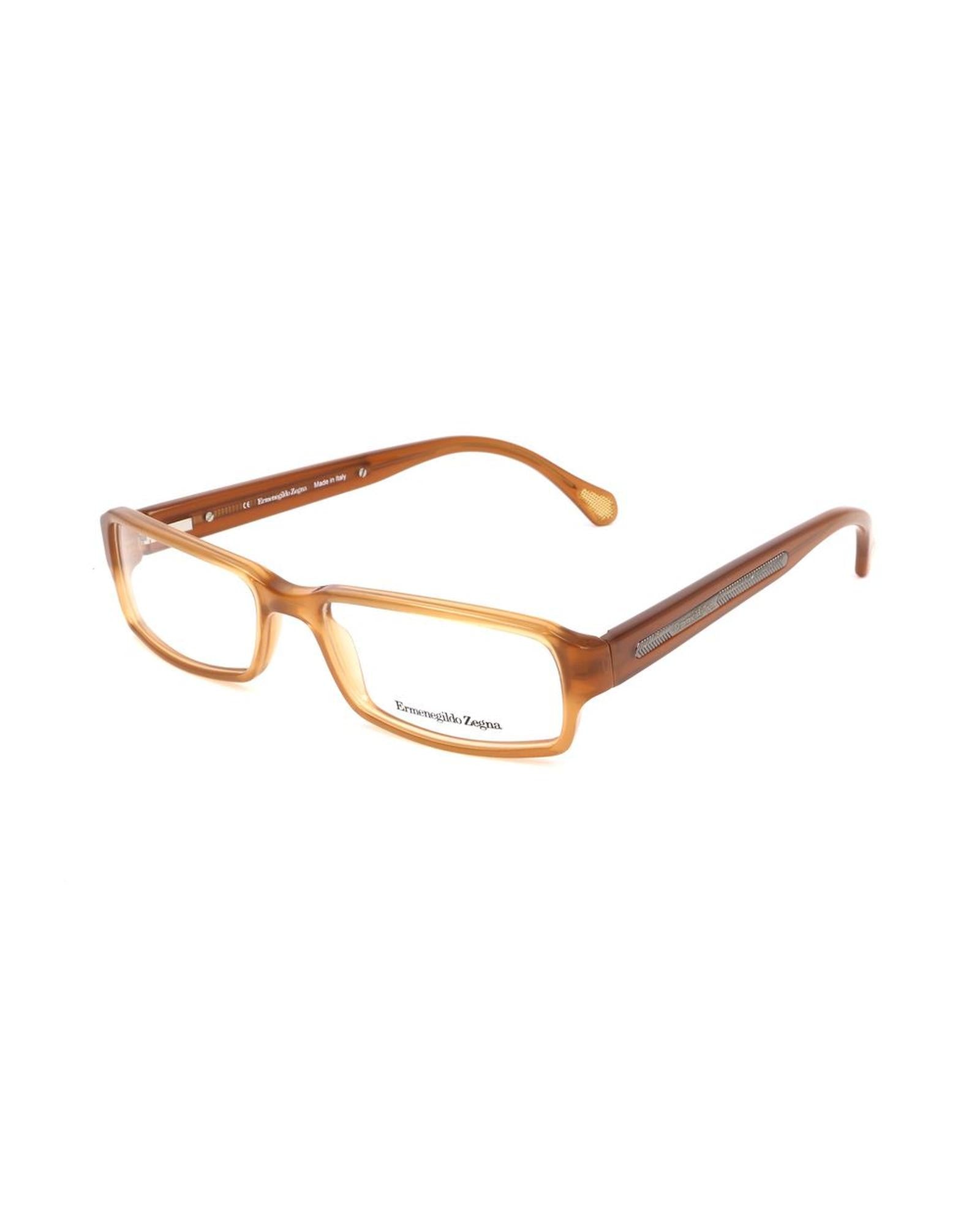 Ermenegildo Zegna Men's Brown Plastic Frames - One Size