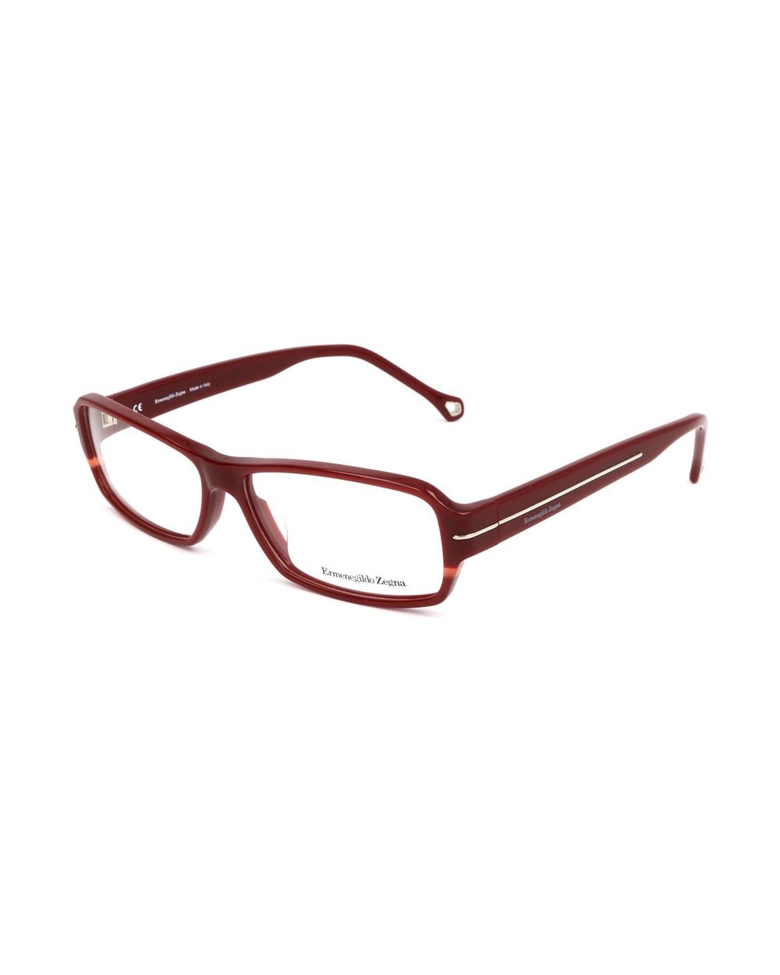 Ermenegildo Zegna Men's Red Plastic Frames - One Size