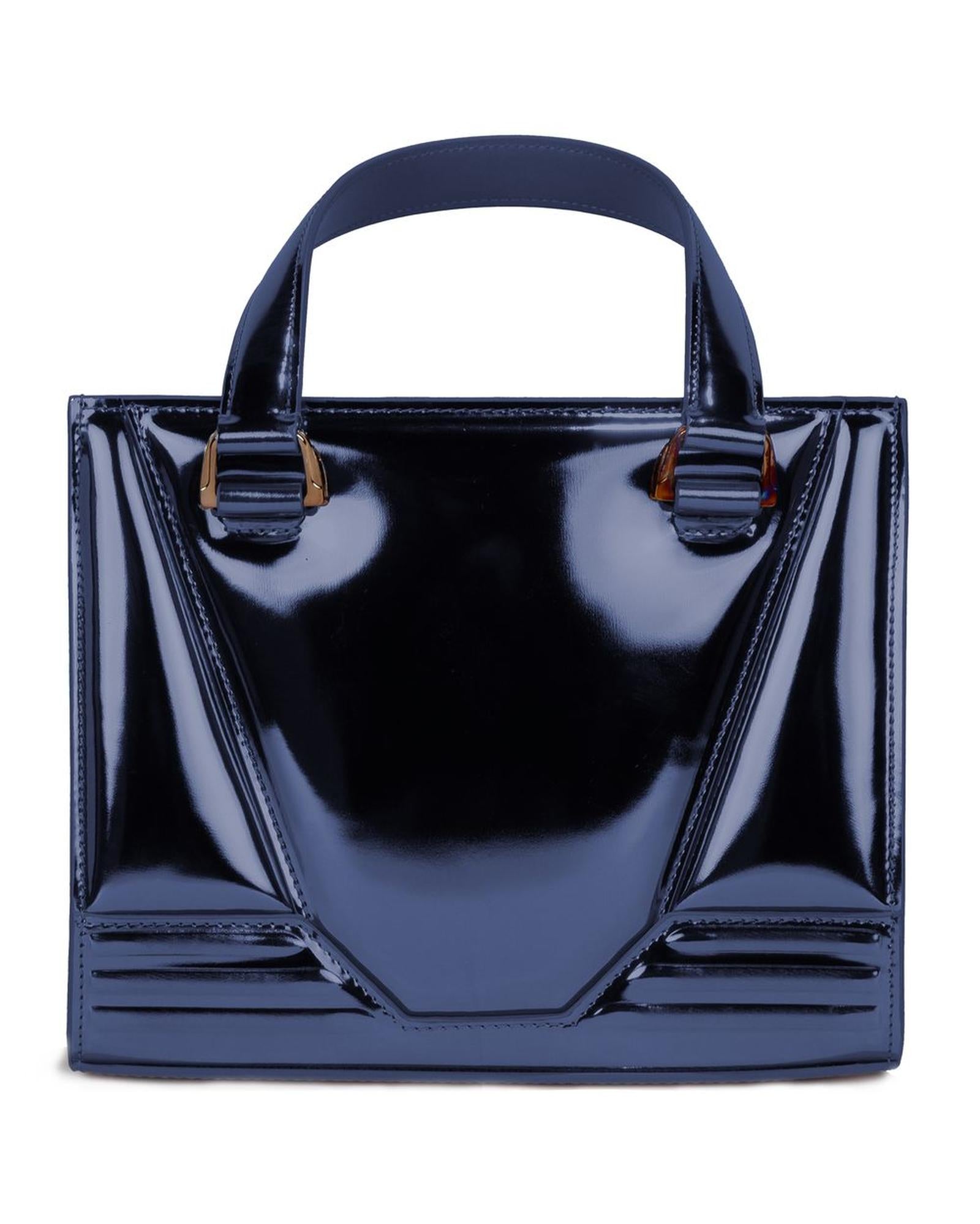 Ferrari Women's Blue Leather Handbag - One Size 3