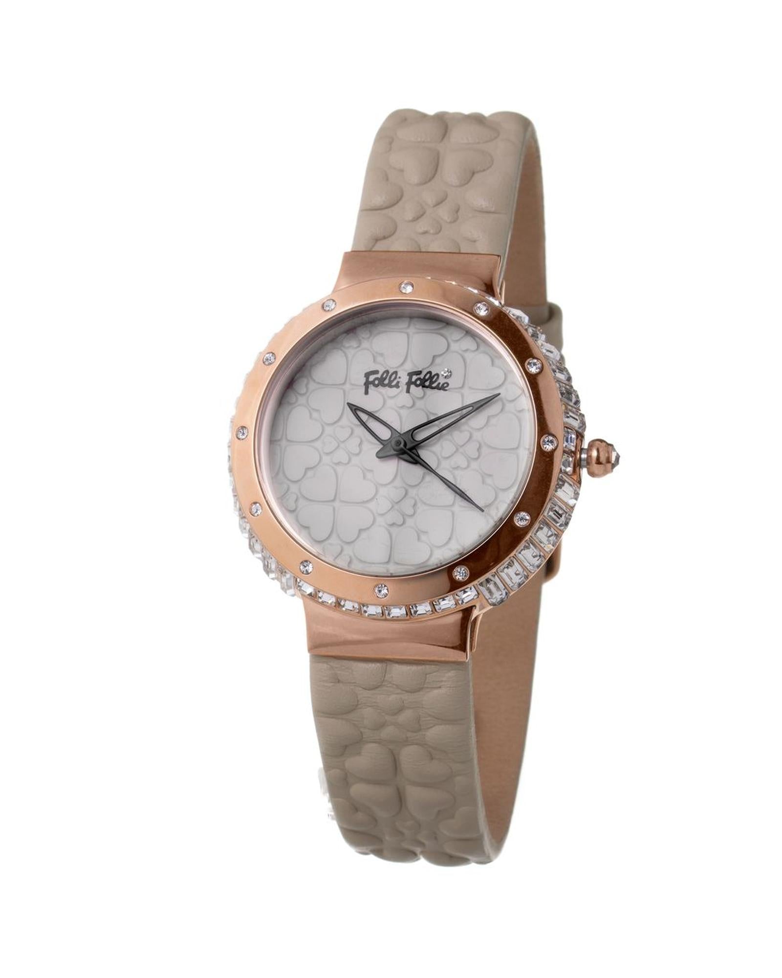 Folli Follie Women's Gray Leather Watch - One Size