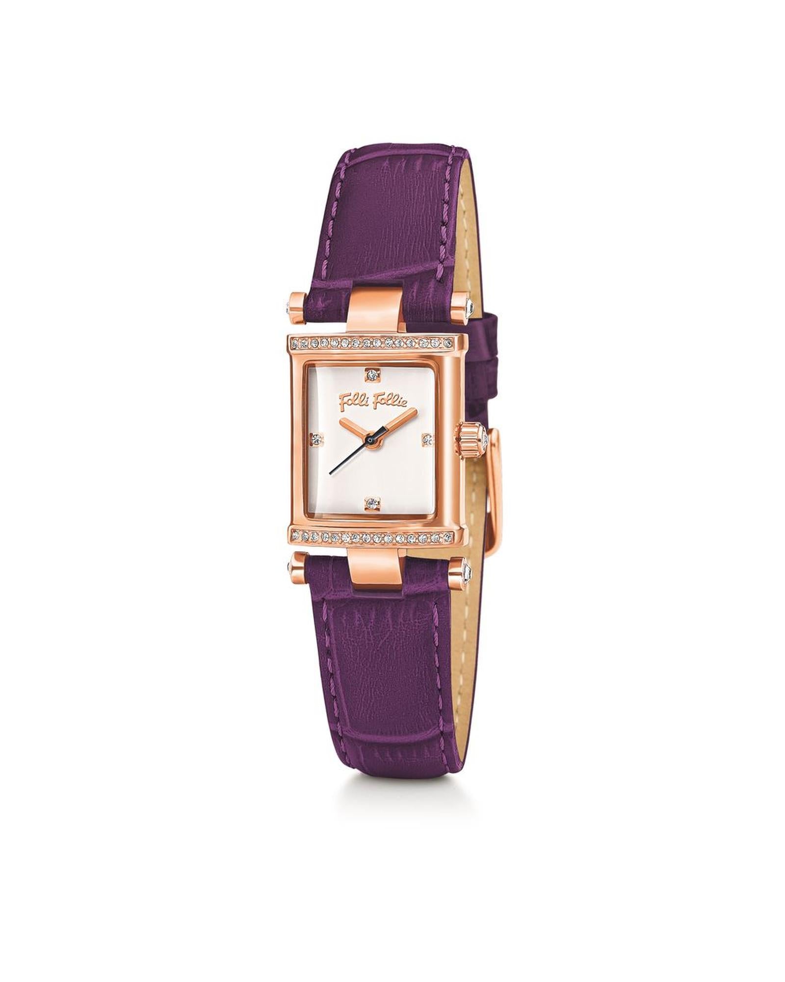 Folli Follie Women's Purple Leather Watch - One Size