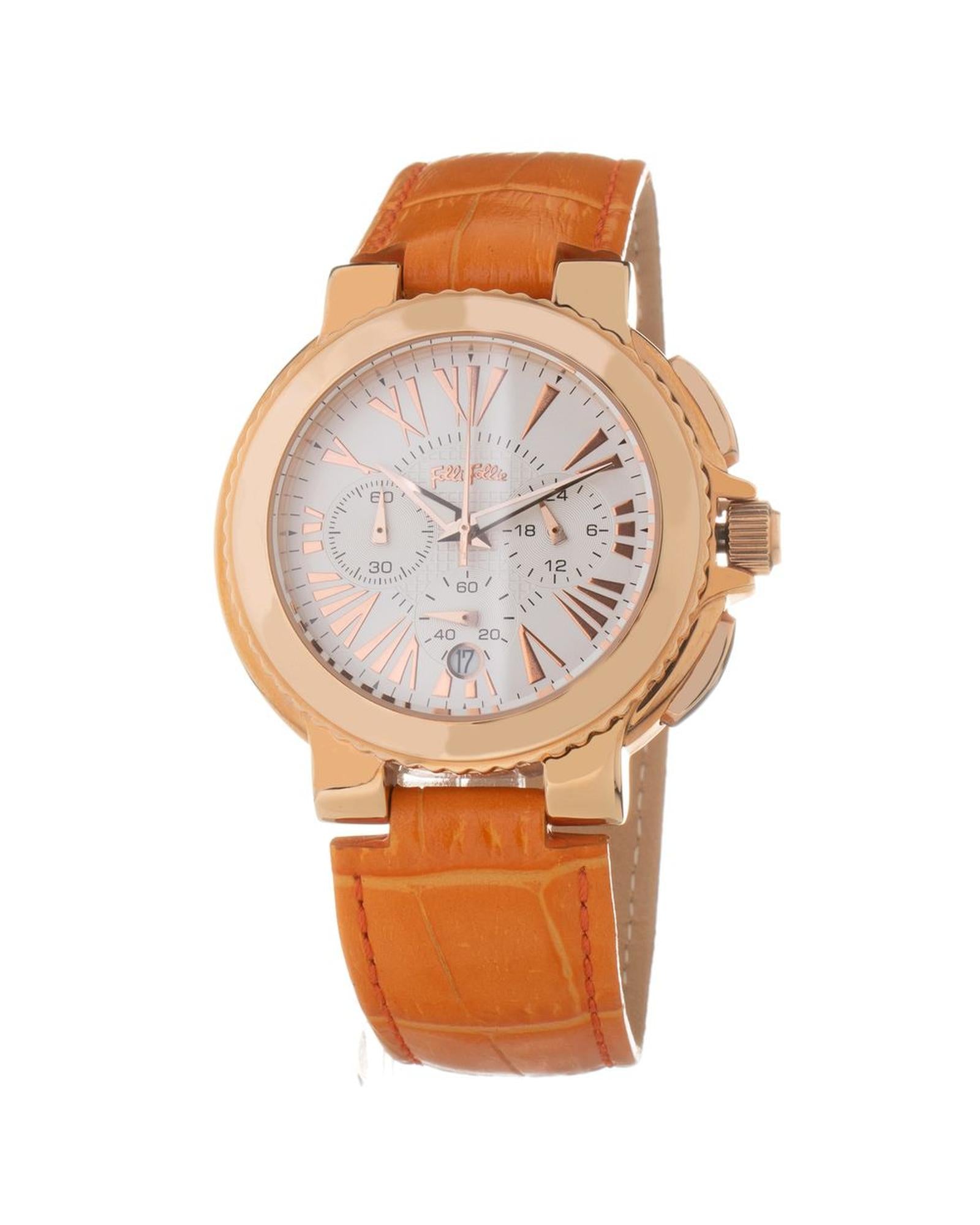 Folli Follie Women's Orange Leather Watch - One Size