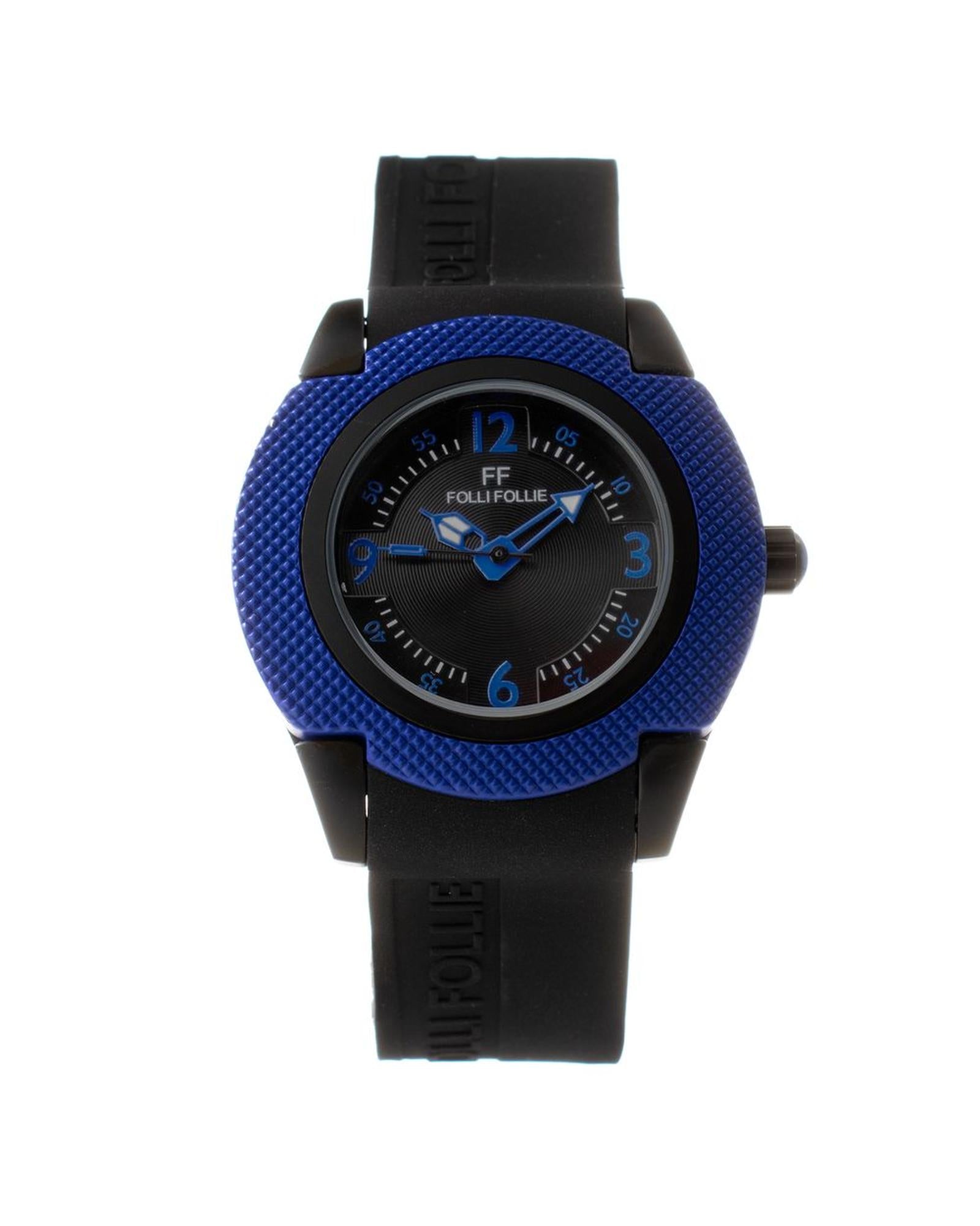 Folli Follie Women's Black Silicone Watch - One Size