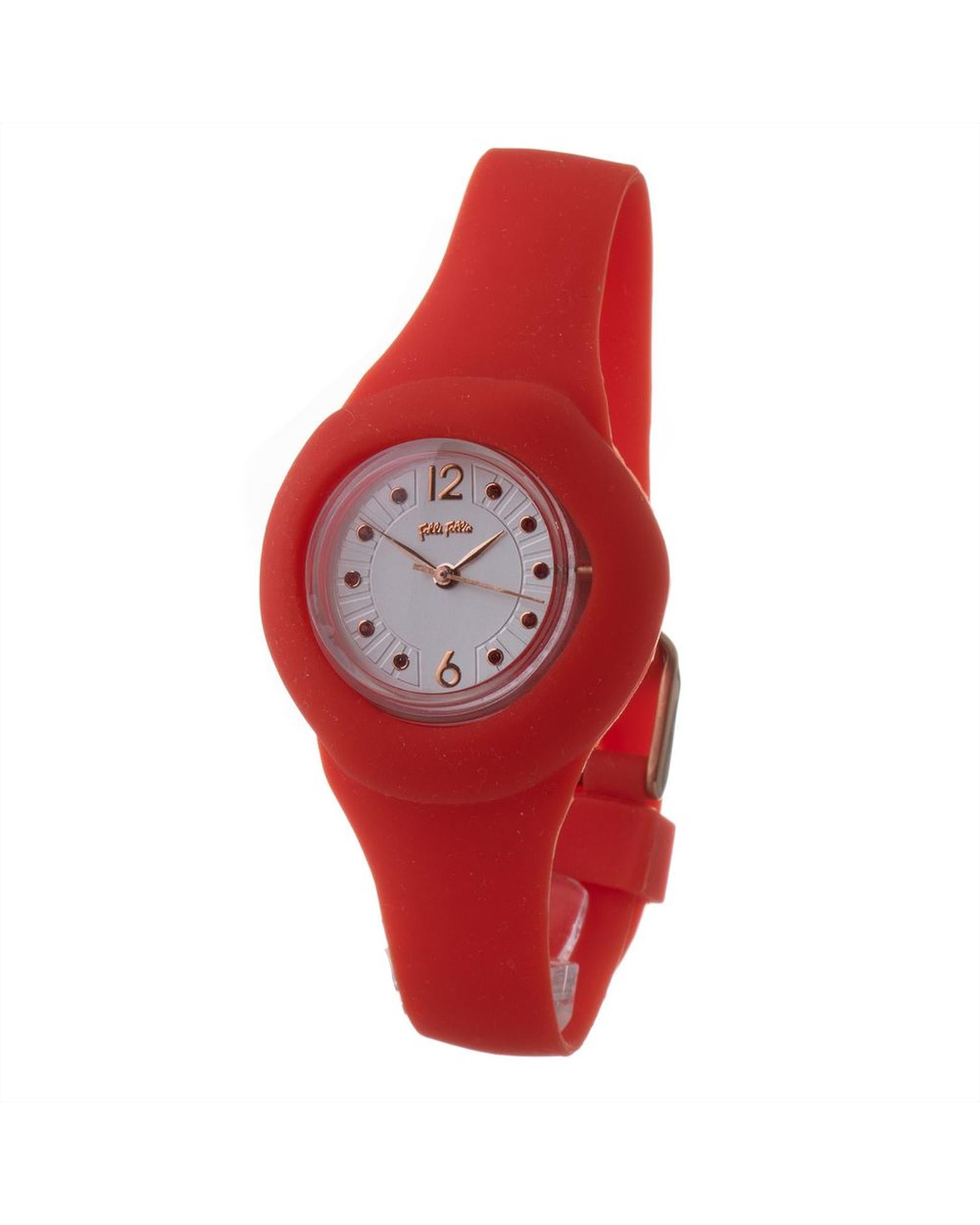 Folli Follie Women's Red Silicone Watch - One Size