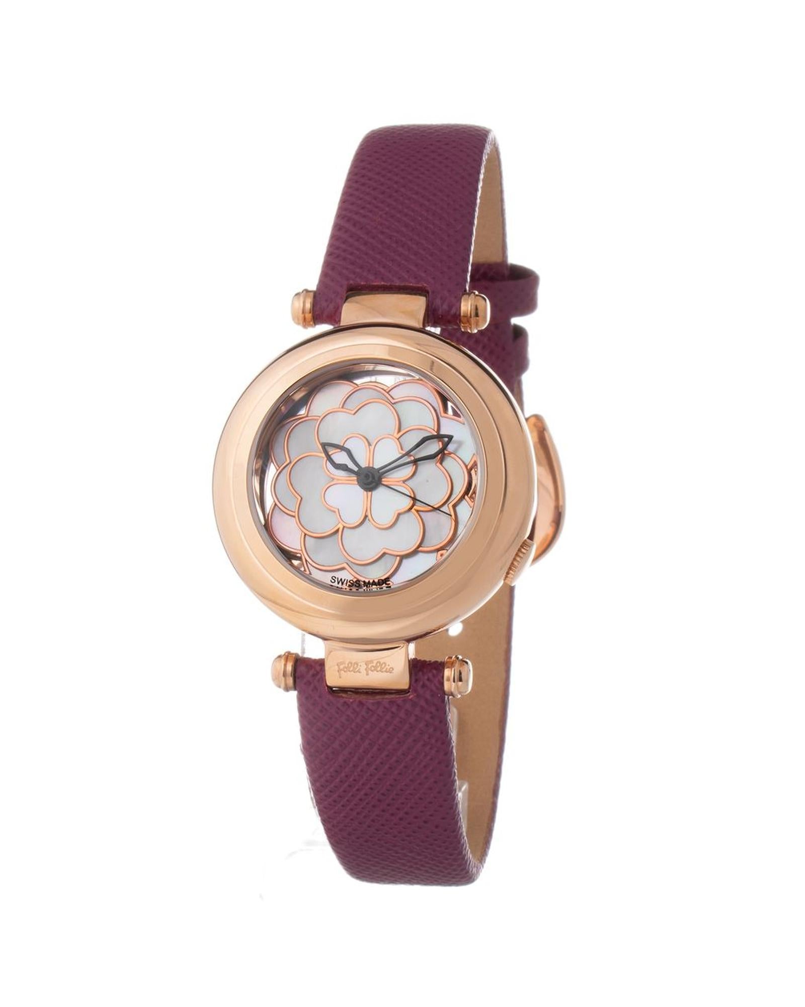Folli Follie Women's Purple Leather Watch - One Size