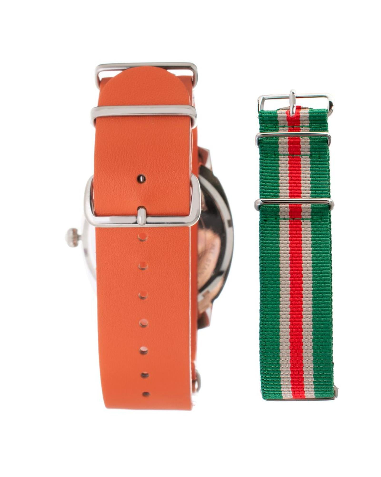 Folli Follie Men's Orange Leather Watch - One Size
