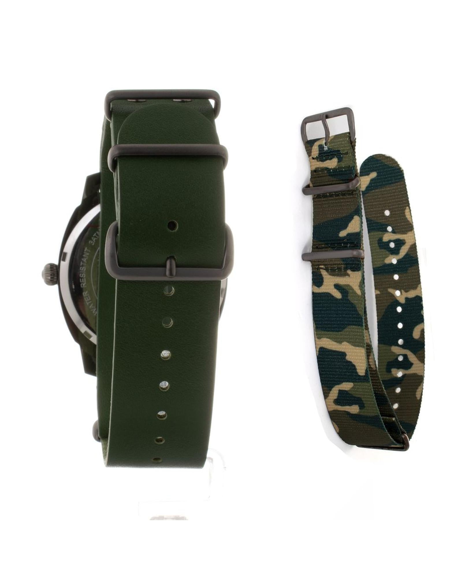 Folli Follie Men's Green Leather Watch - One Size