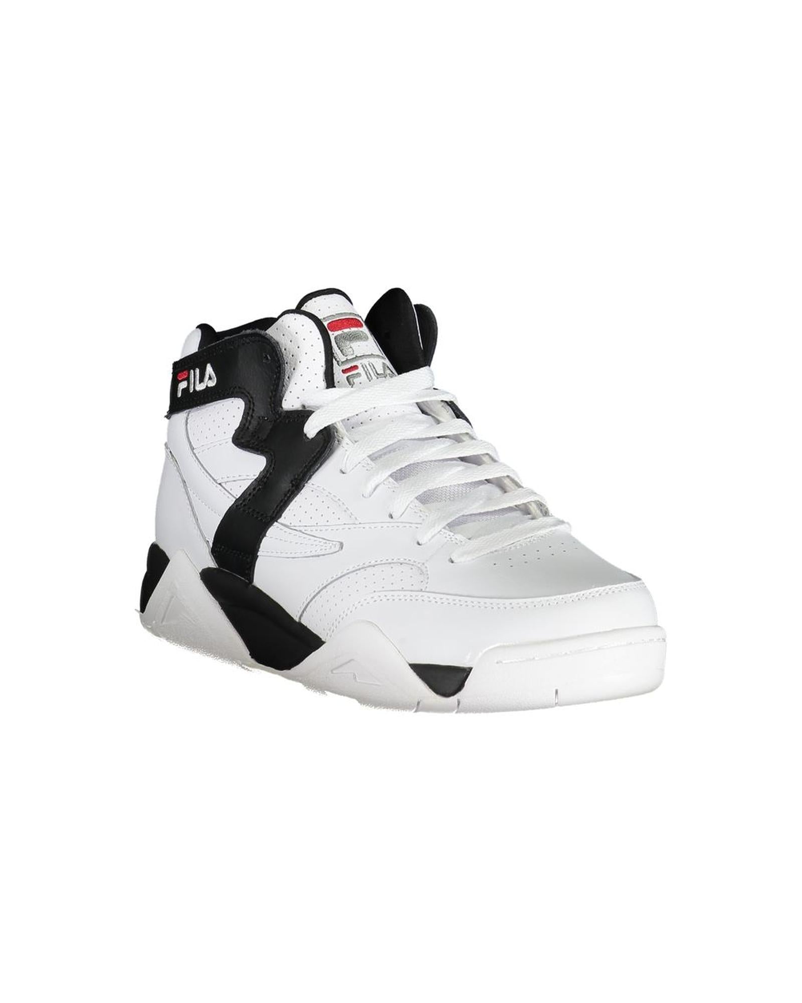 Fila Men's White Polyester Sneaker - 43 EU