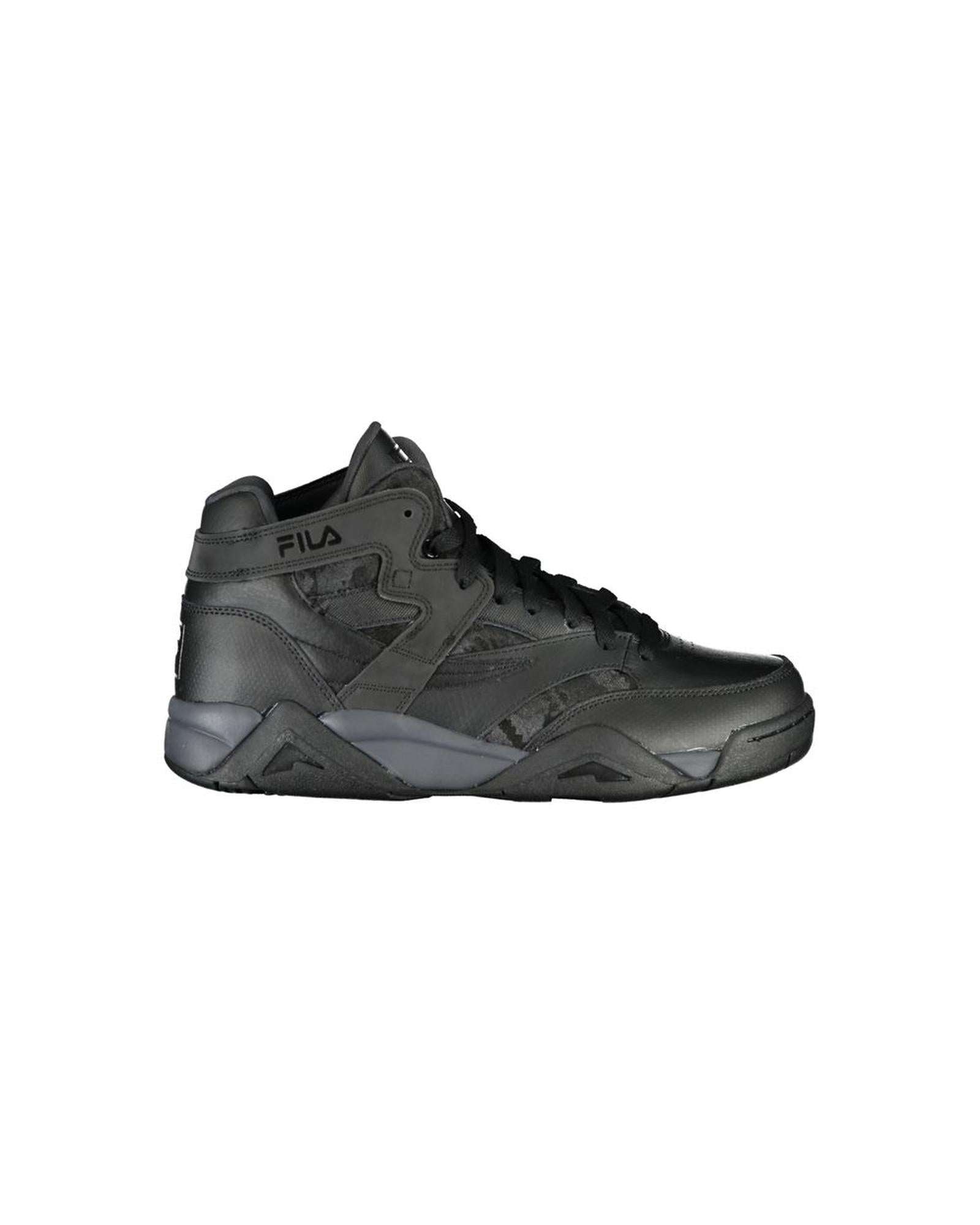 Fila Men's Black Polyester Sneaker - 43 EU