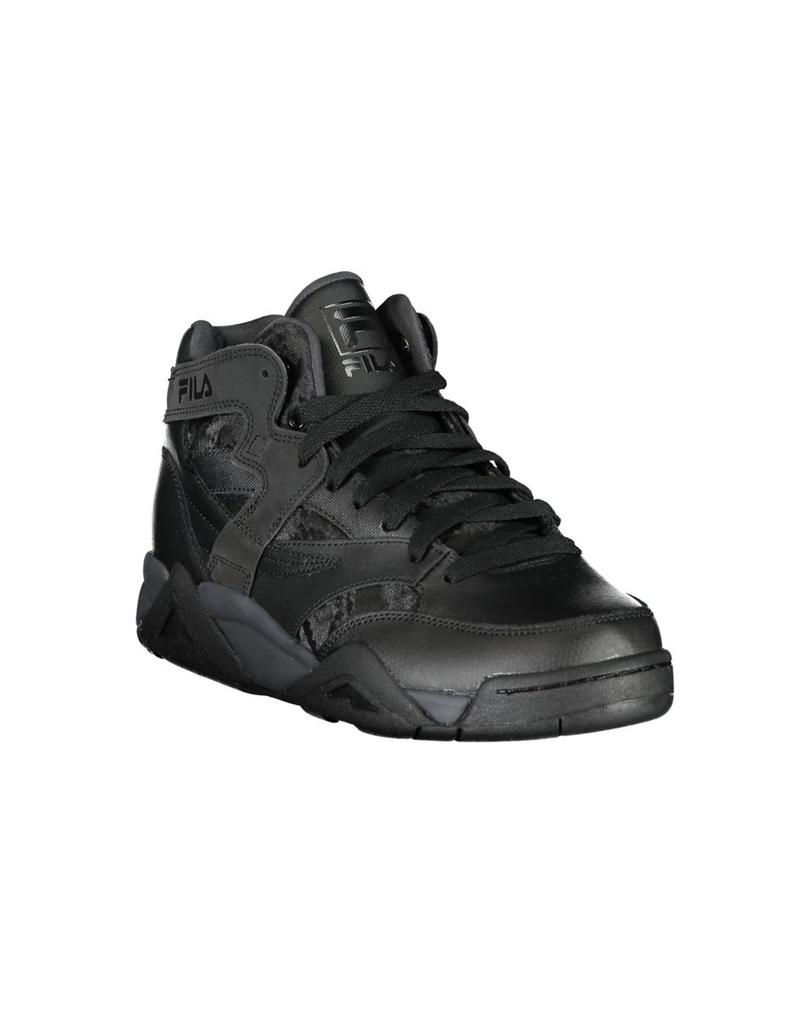 Fila Men's Black Polyester Sneaker - 43 EU