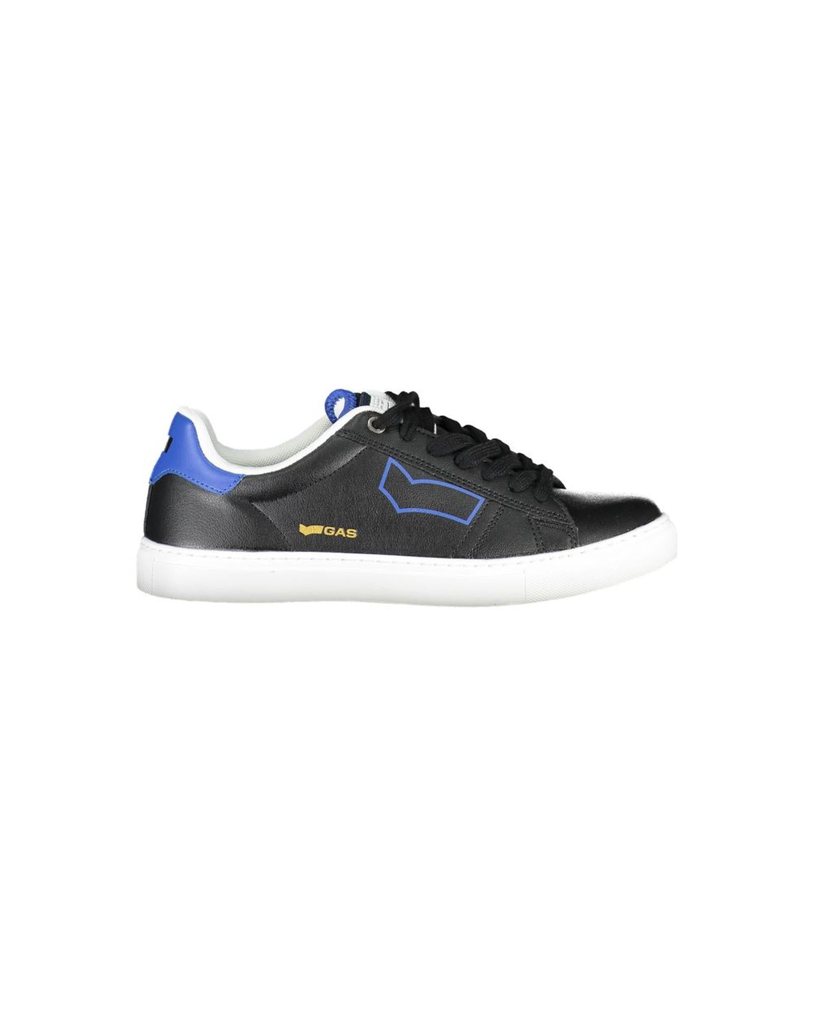 Gas Men's Black Polyester Sneaker - 43 EU