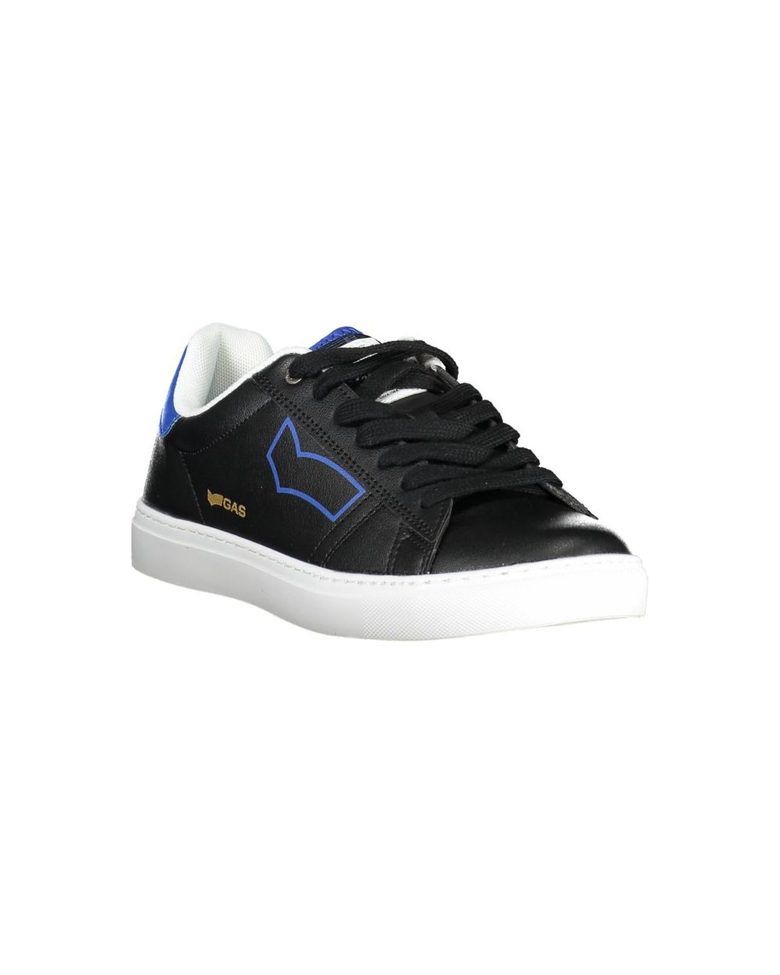 Gas Men's Black Polyester Sneaker - 43 EU