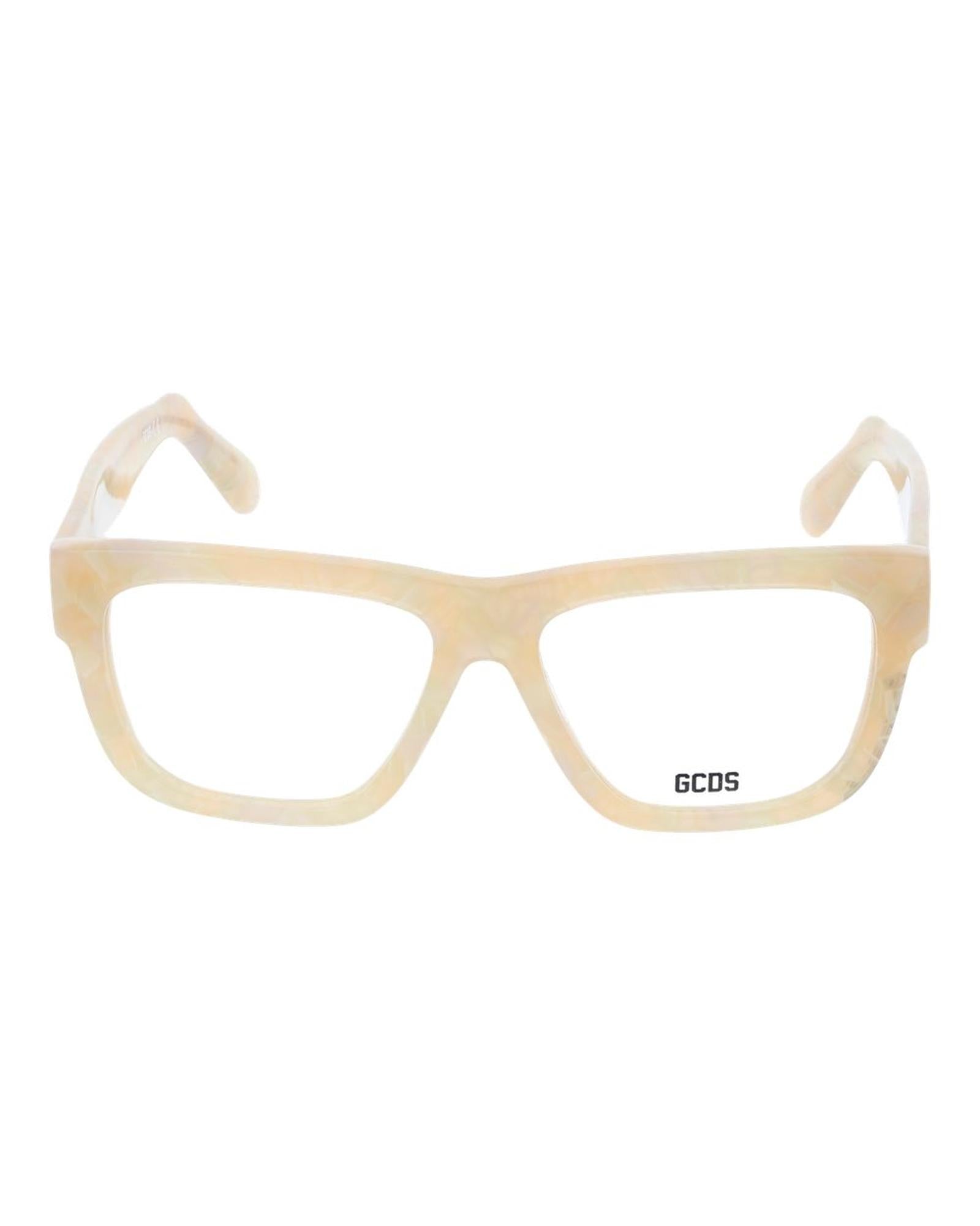 GCDS Unisex's White Unisex Optical Frames - One Size