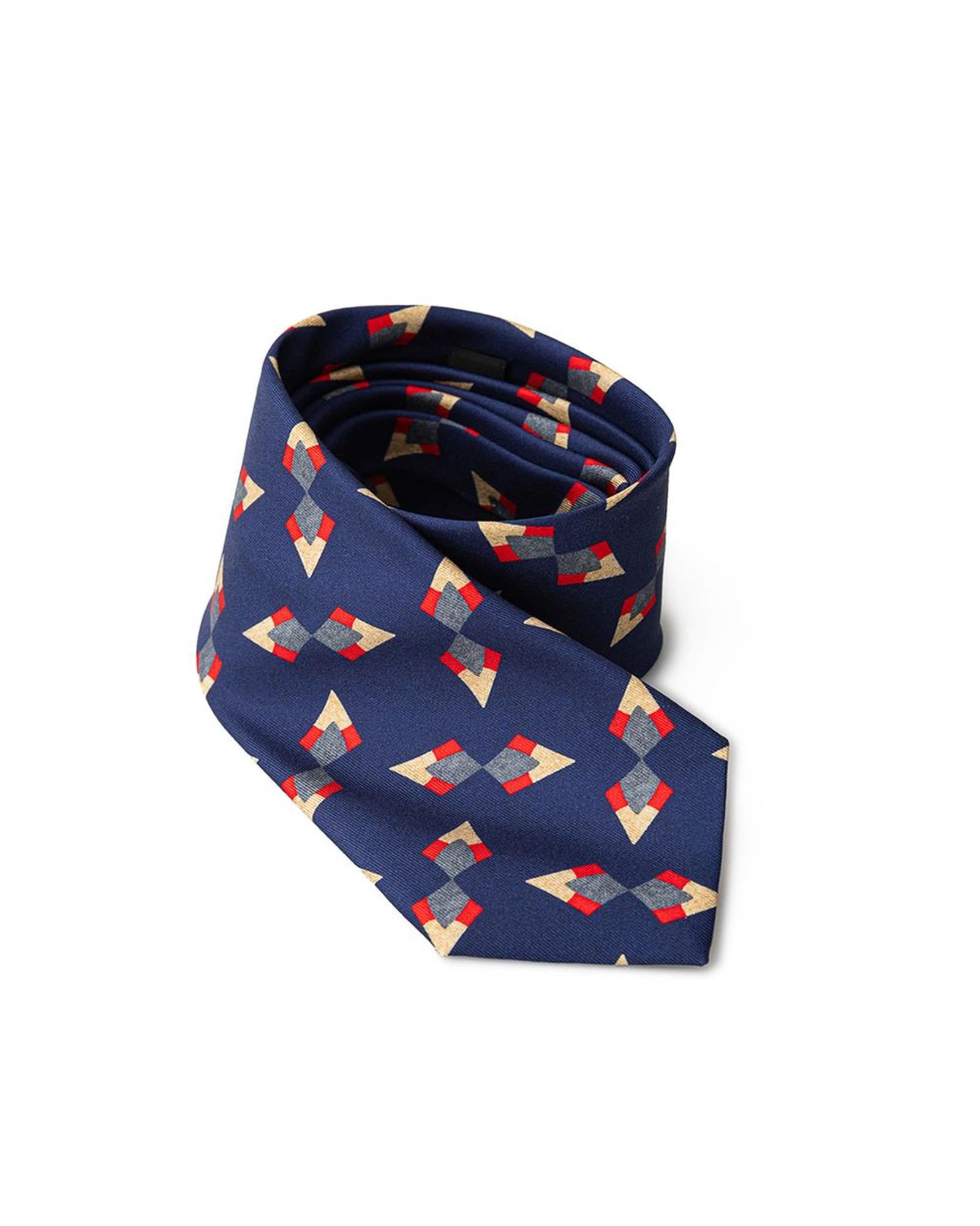 Giorgio Armani Men's Blue Silk Ties & Bowty - One Size