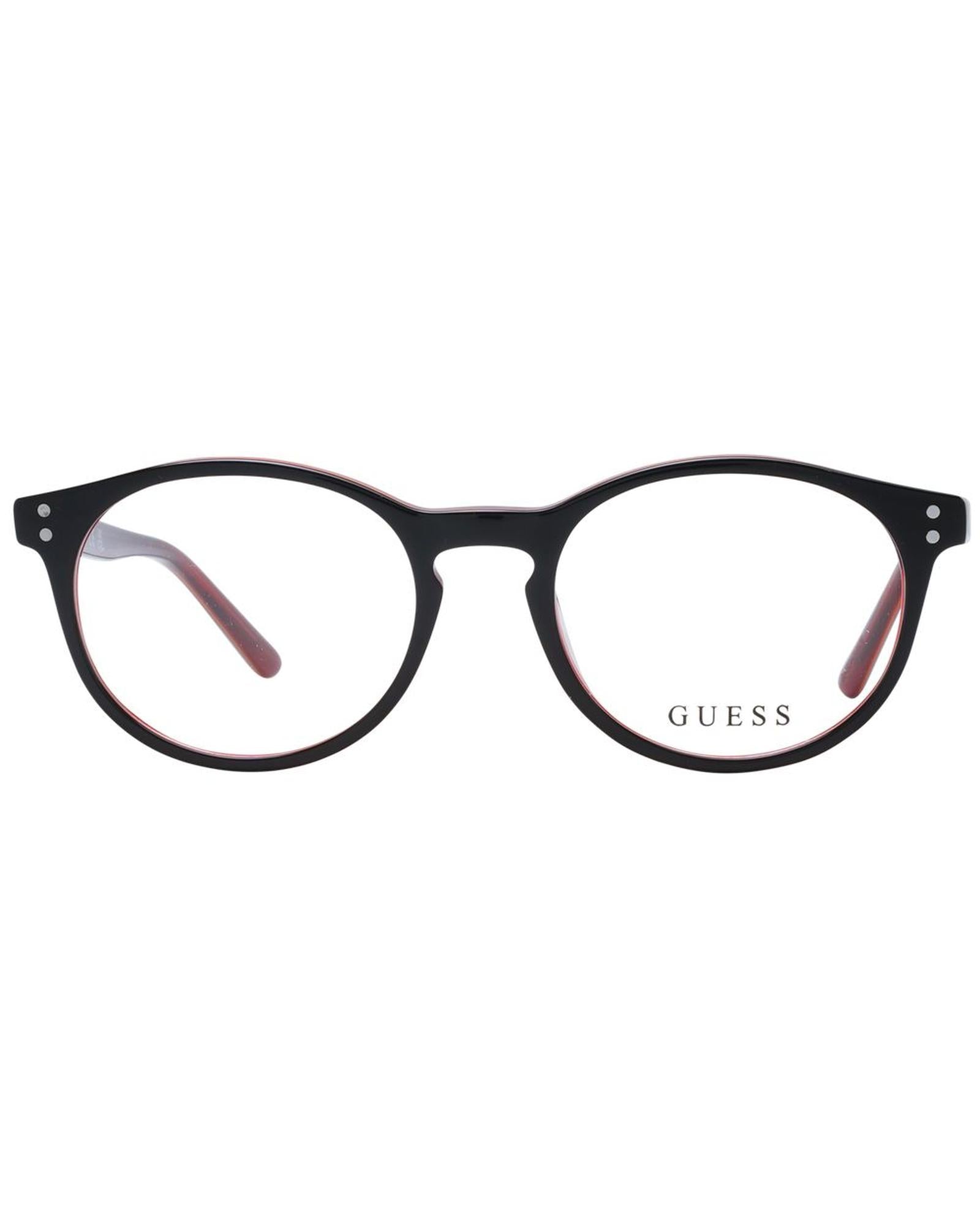 Guess Unisex's Black Unisex Optical Frames - One Size