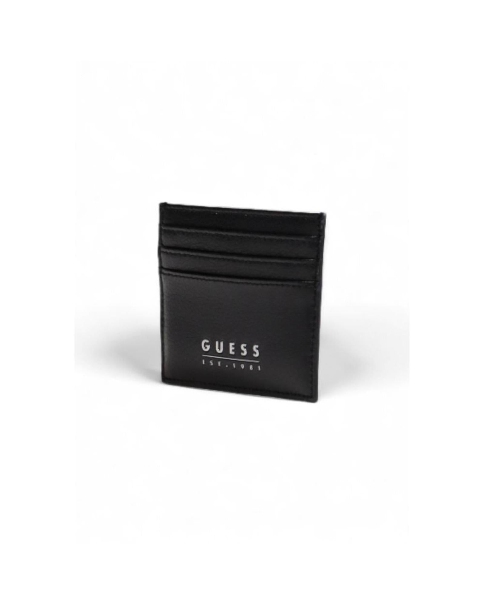 Guess Men's Black Leather Wallet - One Size 4