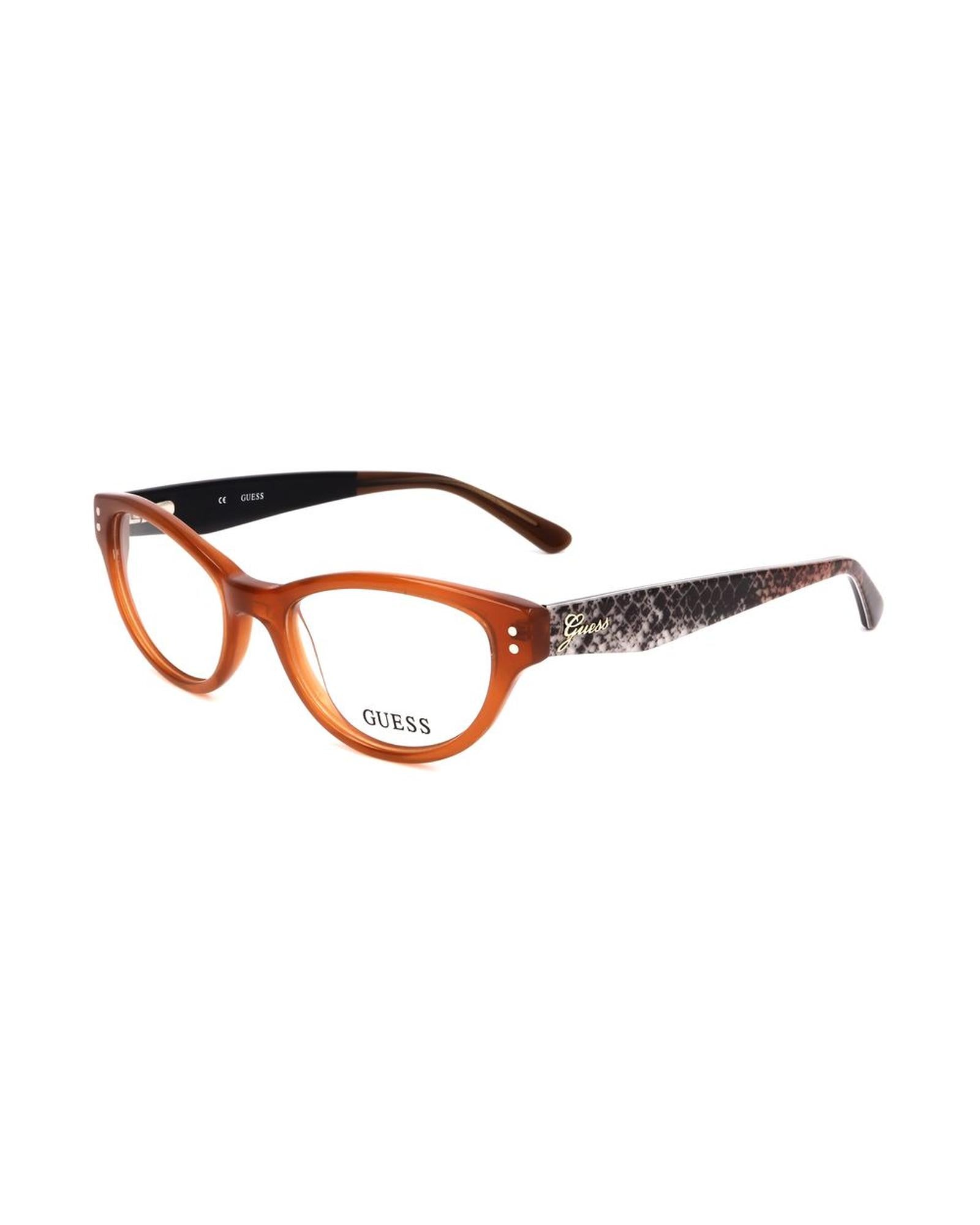 Guess Unisex's Orange Plastic Frames - One Size