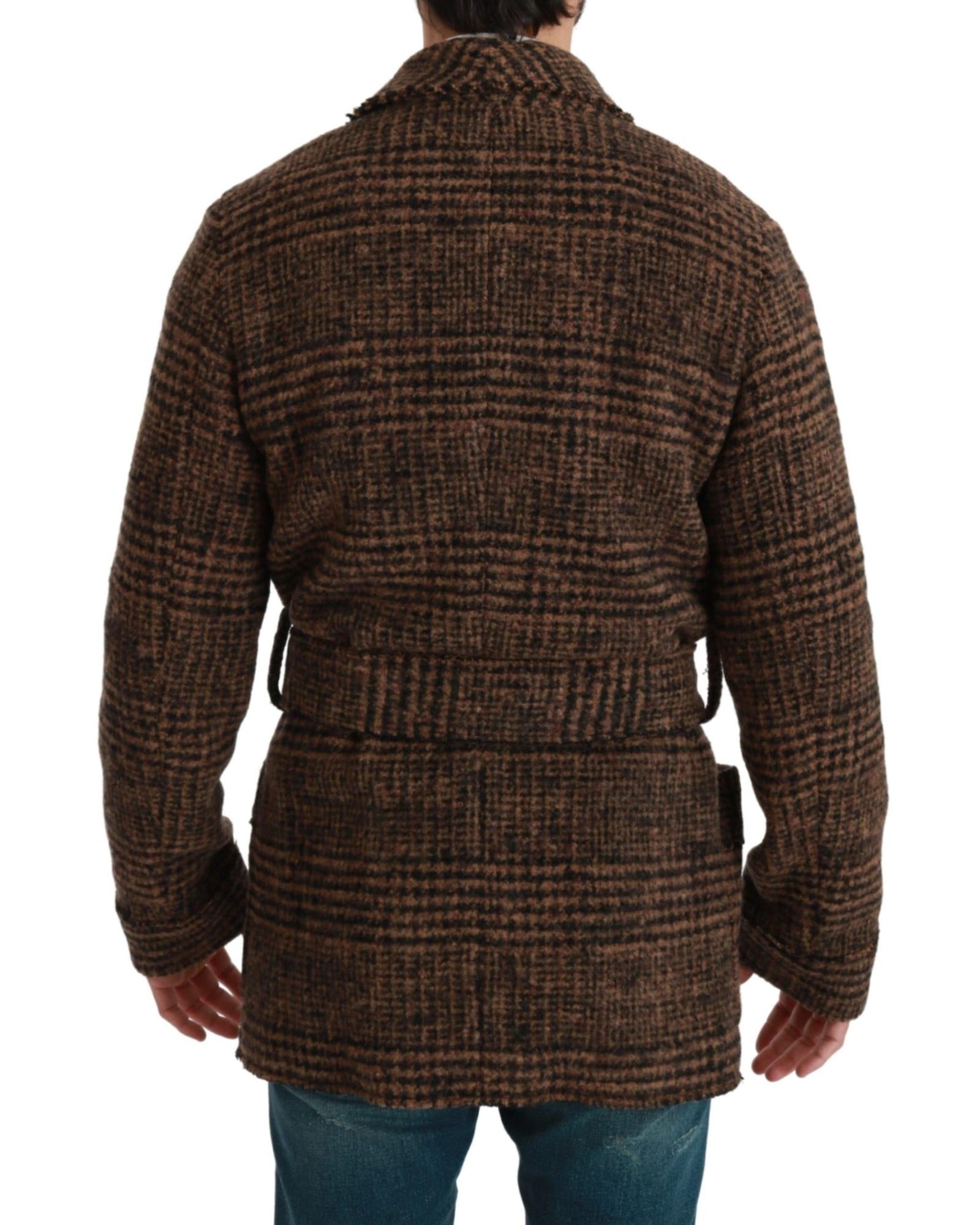 Authentic Dolce & Gabbana Waist Belt Cape Jacket 46 IT Men 4