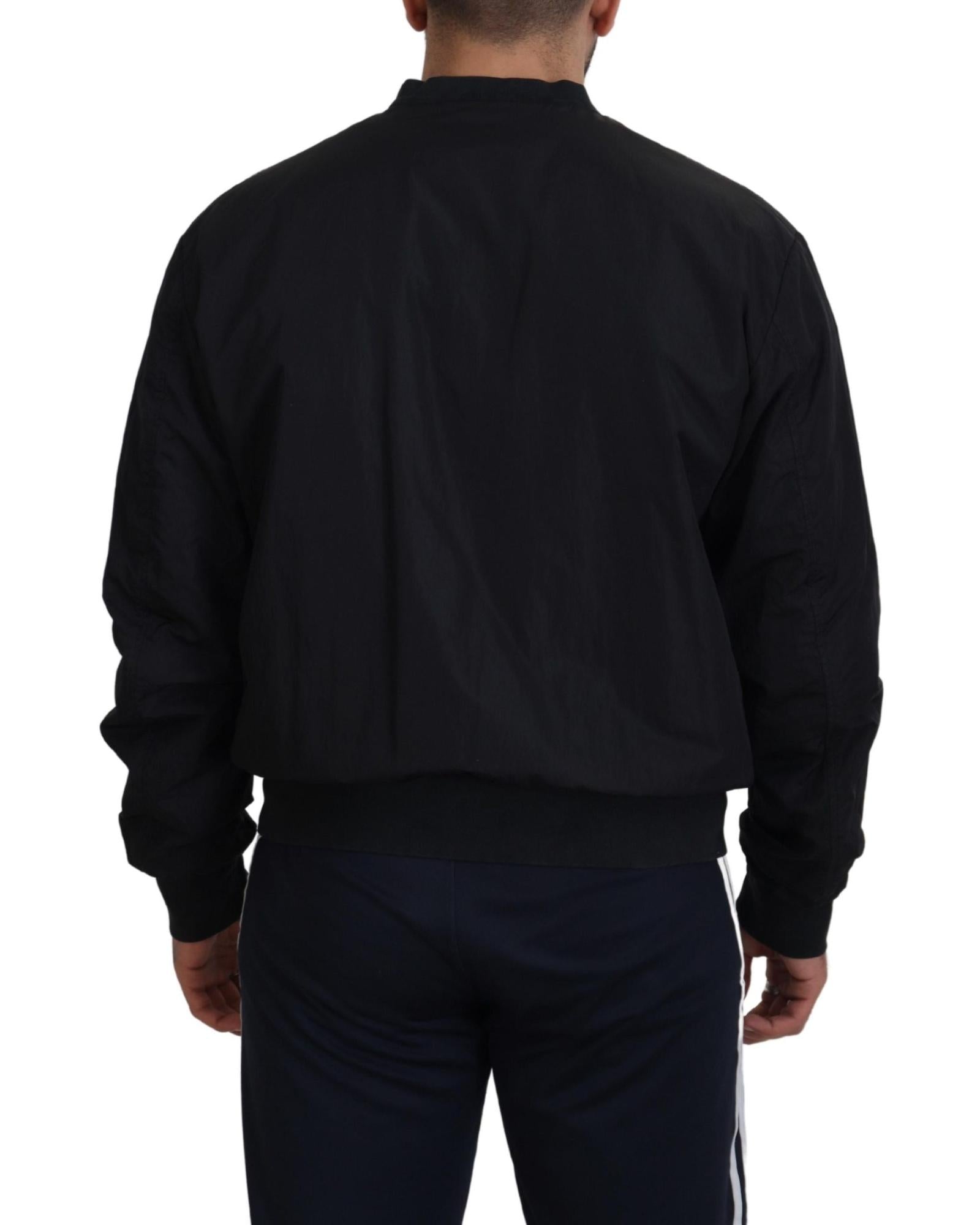 Authentic Dolce & Gabbana Bomber Jacket with Logo Details 46 IT Men 3