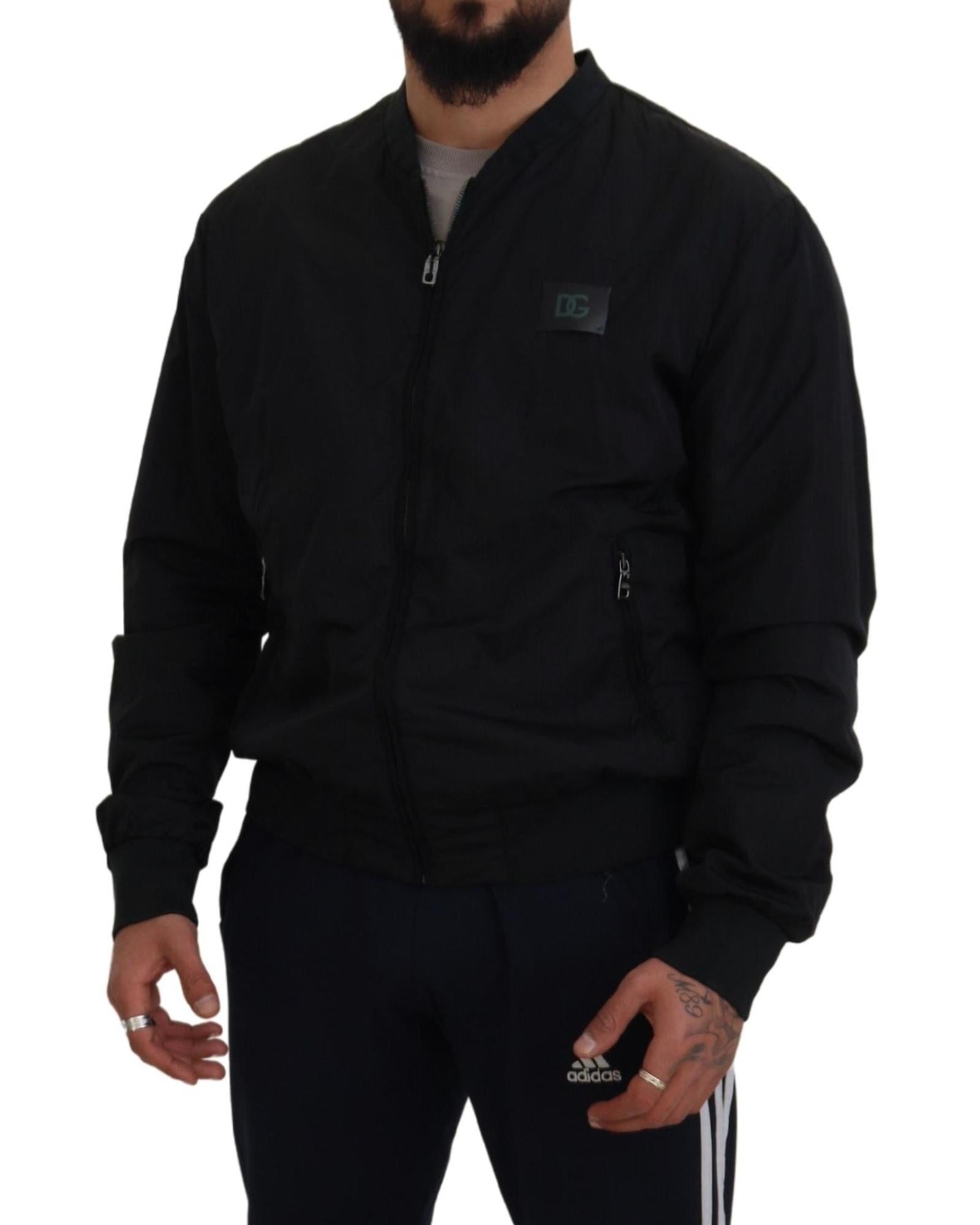 Authentic Dolce & Gabbana Bomber Jacket with Logo Details 46 IT Men 5