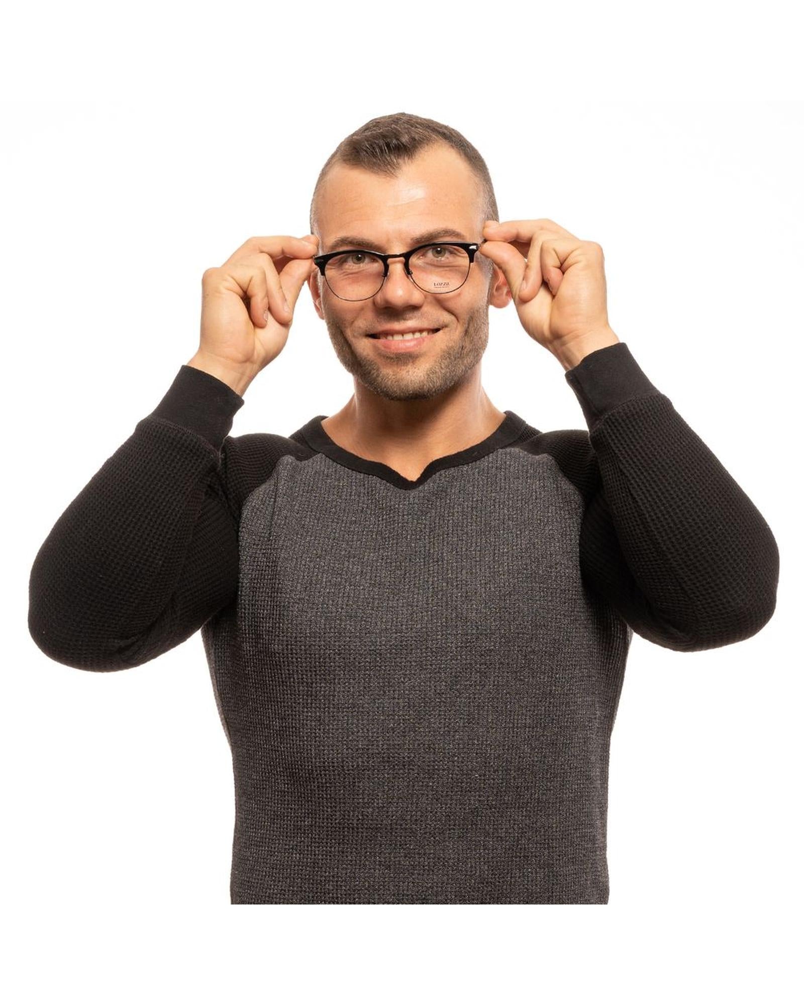 Lozza Unisex's Black Unisex Optical Frames - One Size 5
