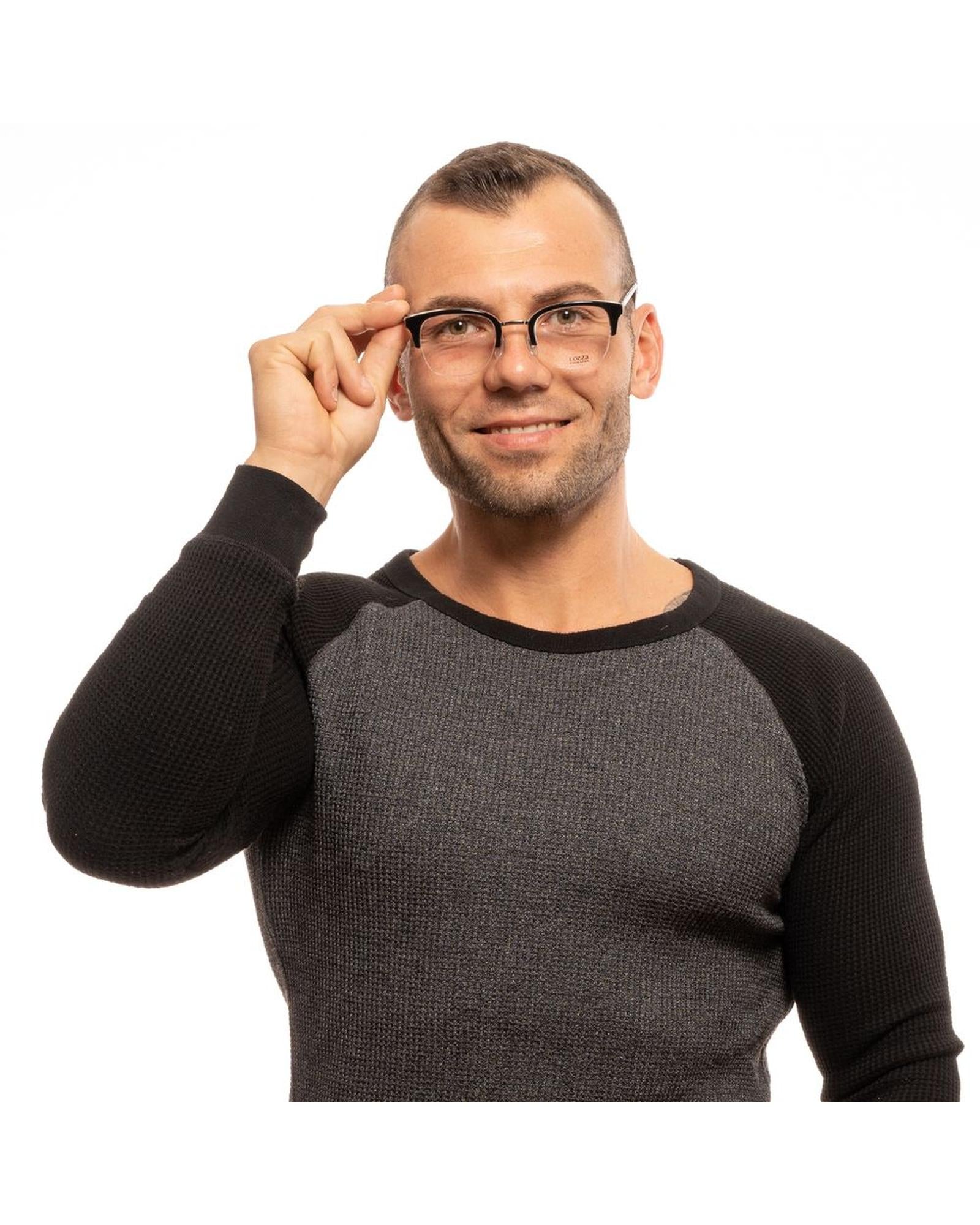 Lozza Unisex's Black Unisex Optical Frames - One Size 5