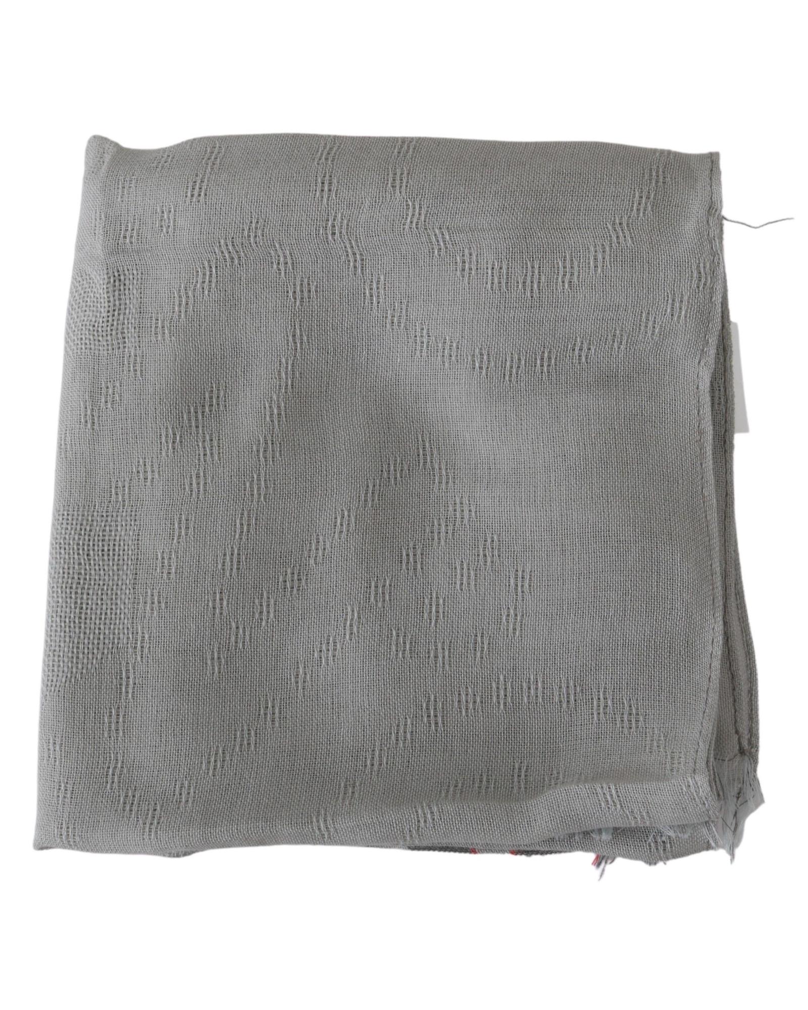 Cotton Mens Scarf with Logo Details One Size Men 4