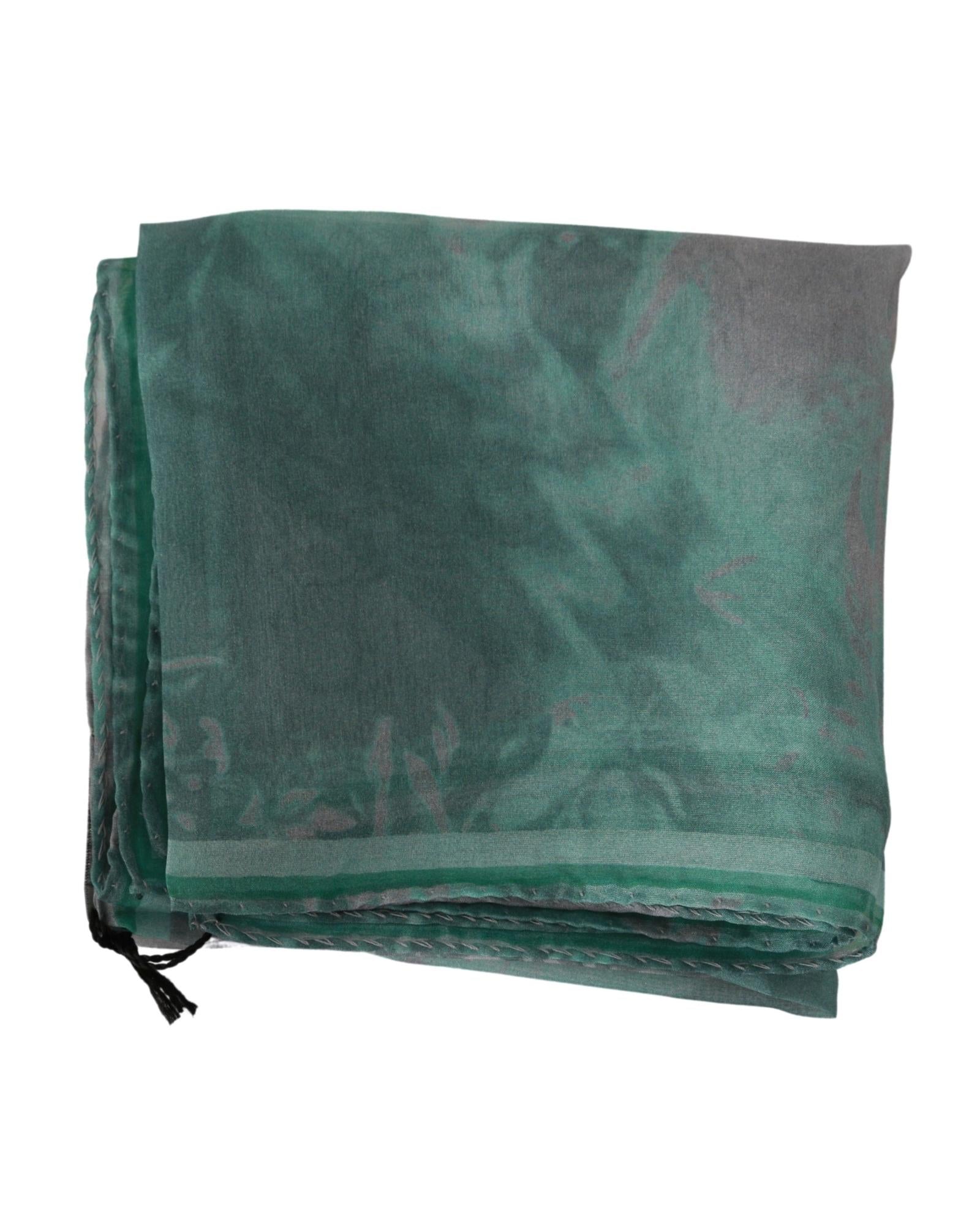 100% Authentic CNC Costume National Silk Scarf One Size Women 4
