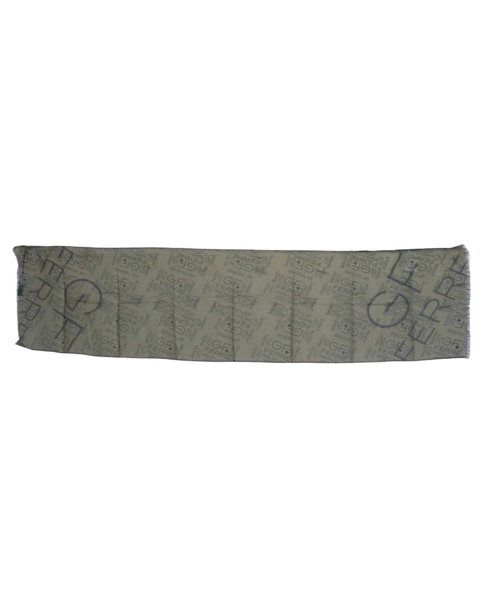 Brand New Authentic GF FERRE Scarf with Logo Details One Size Women 4