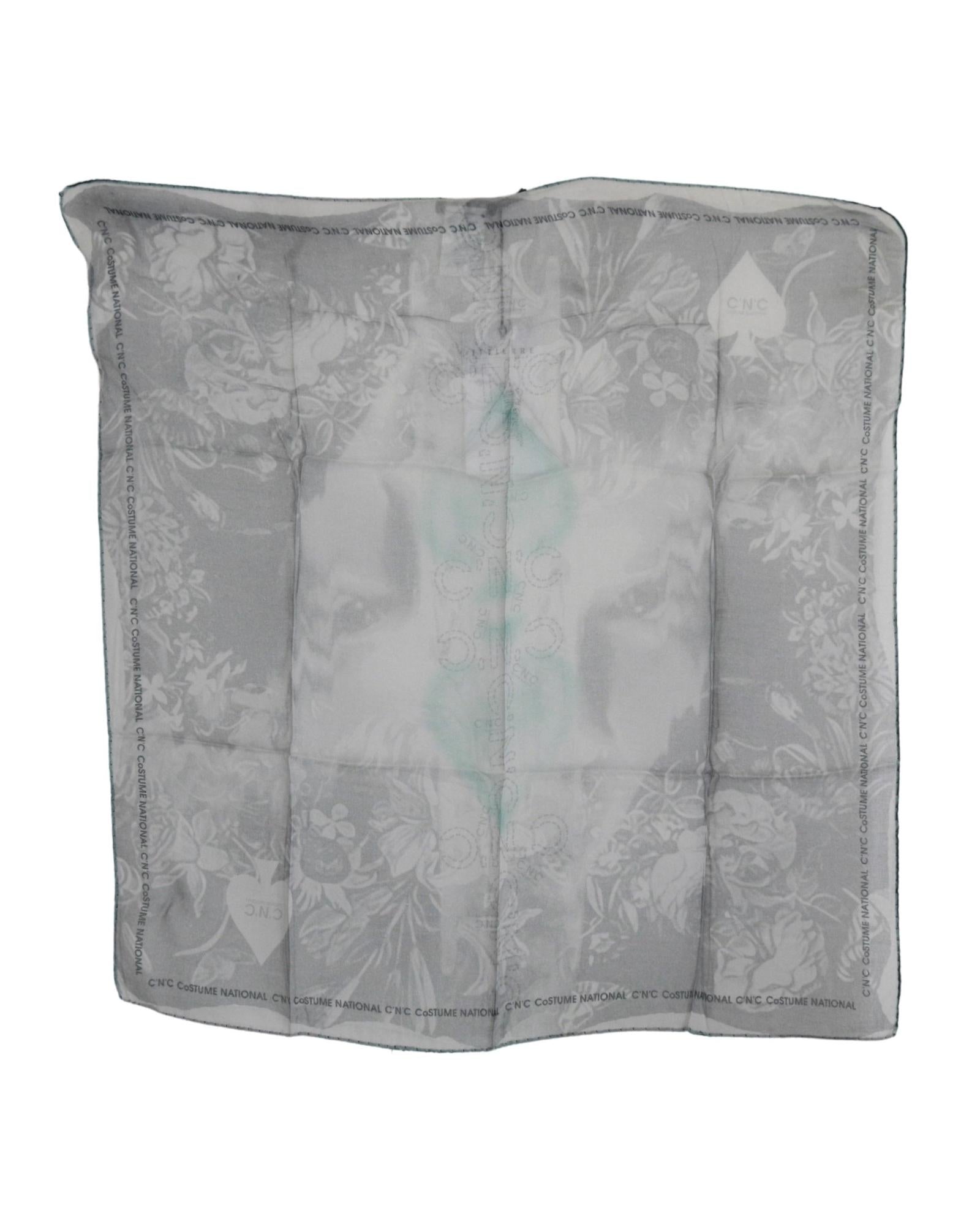 COSTUME NATIONAL Silk Scarf One Size Women 4